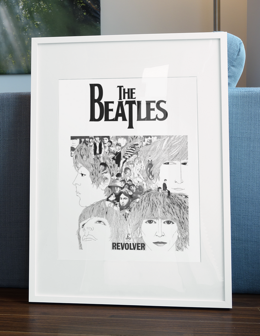 The Beatles Revolver Kunst - Kunsttrykk A3+/A3 - Uten ramme