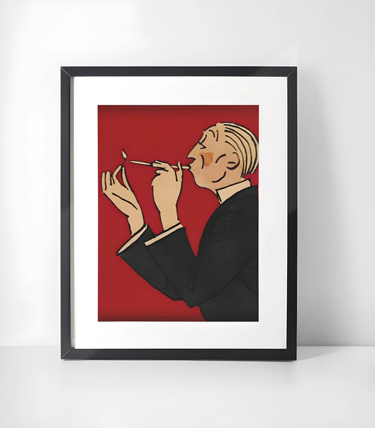 Vintage Kunstplakater Just Business Darling