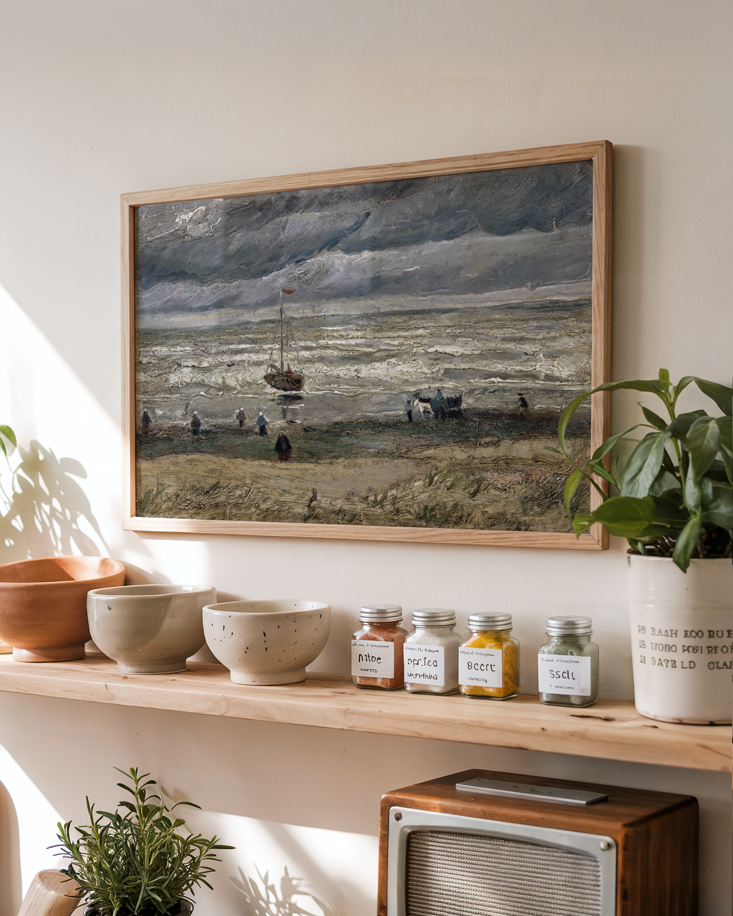 Vincent van Gogh - Utsikt over havet ved Scheveningen