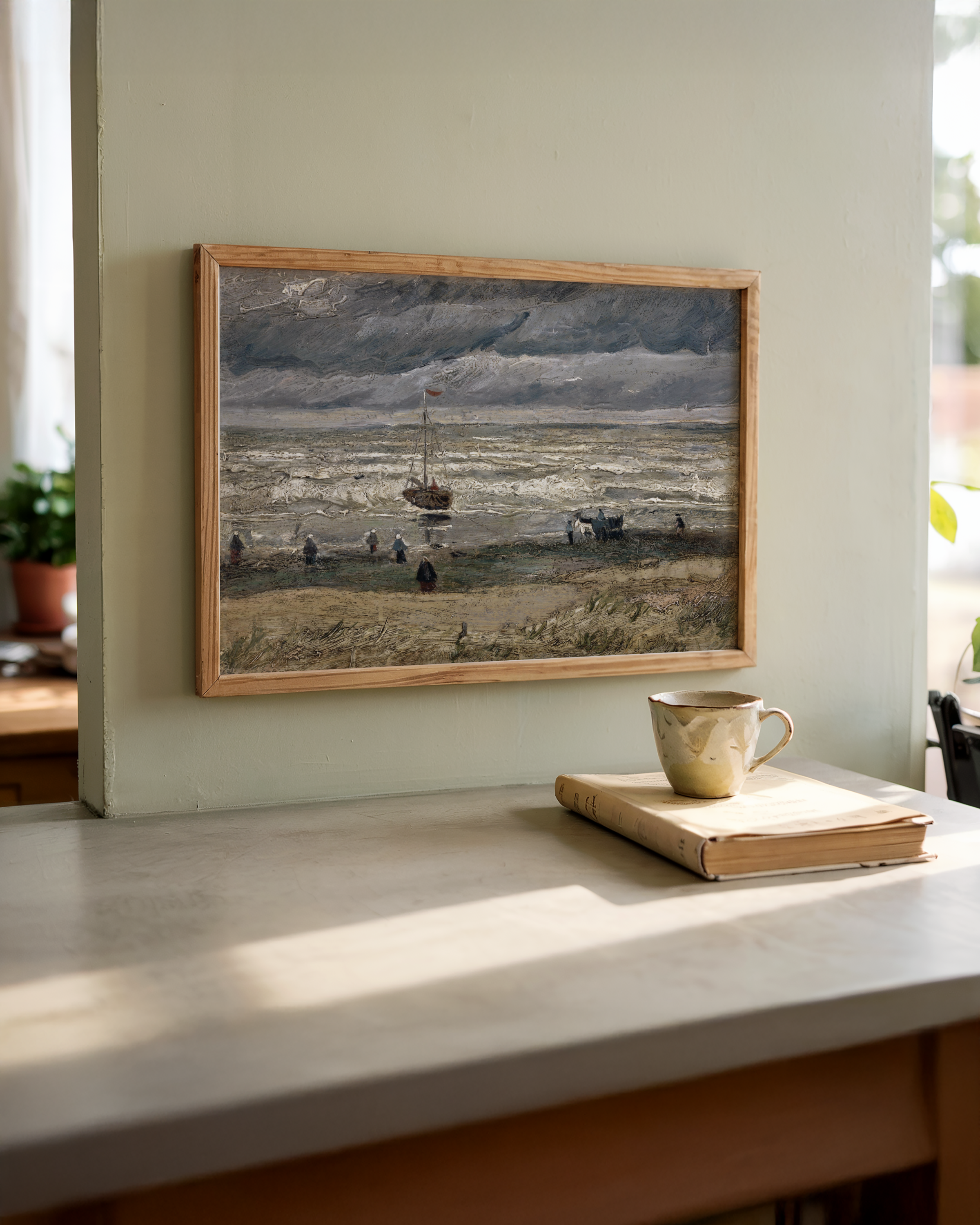 Vincent van Gogh - Utsikt over havet ved Scheveningen
