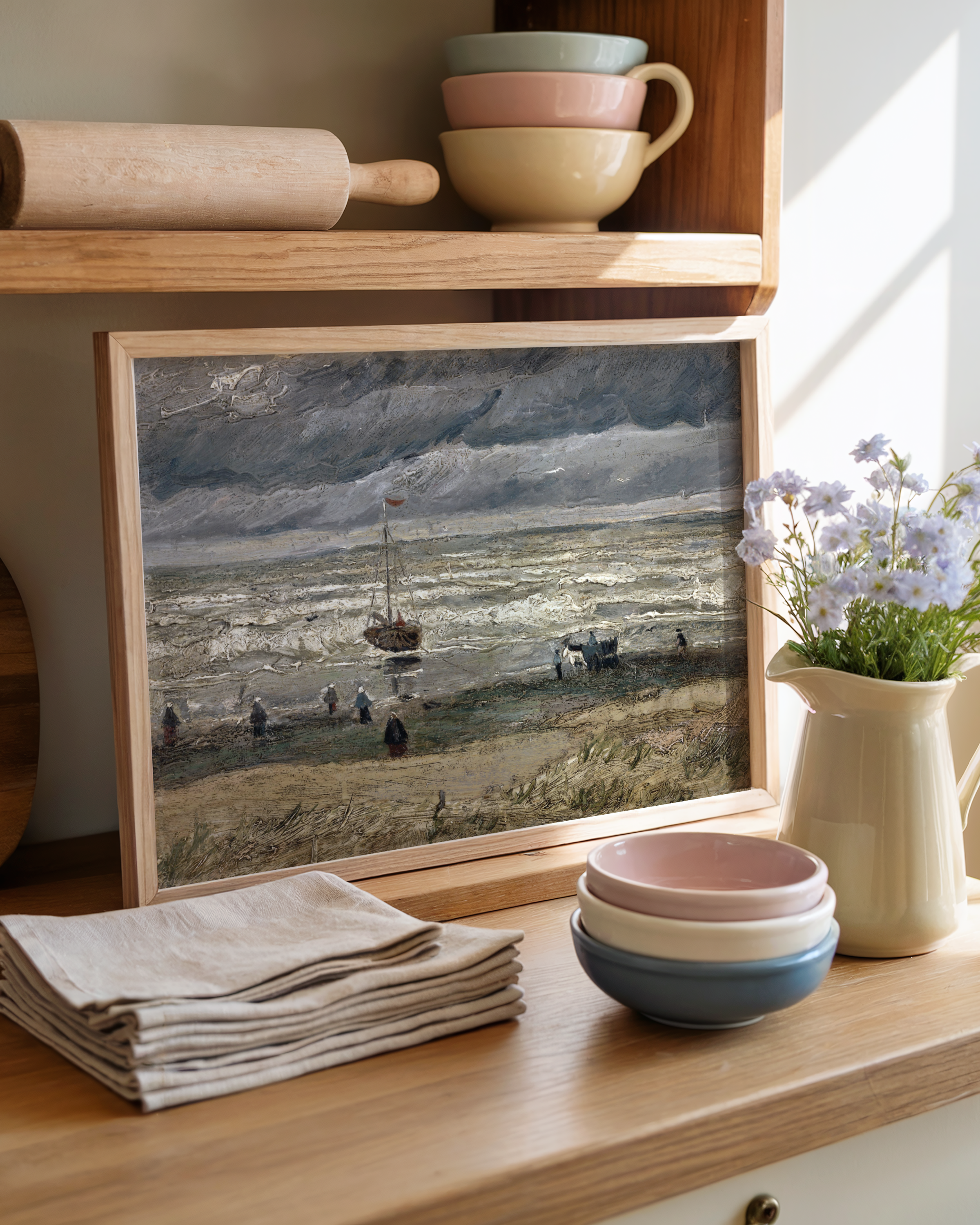 Vincent van Gogh - Utsikt over havet ved Scheveningen