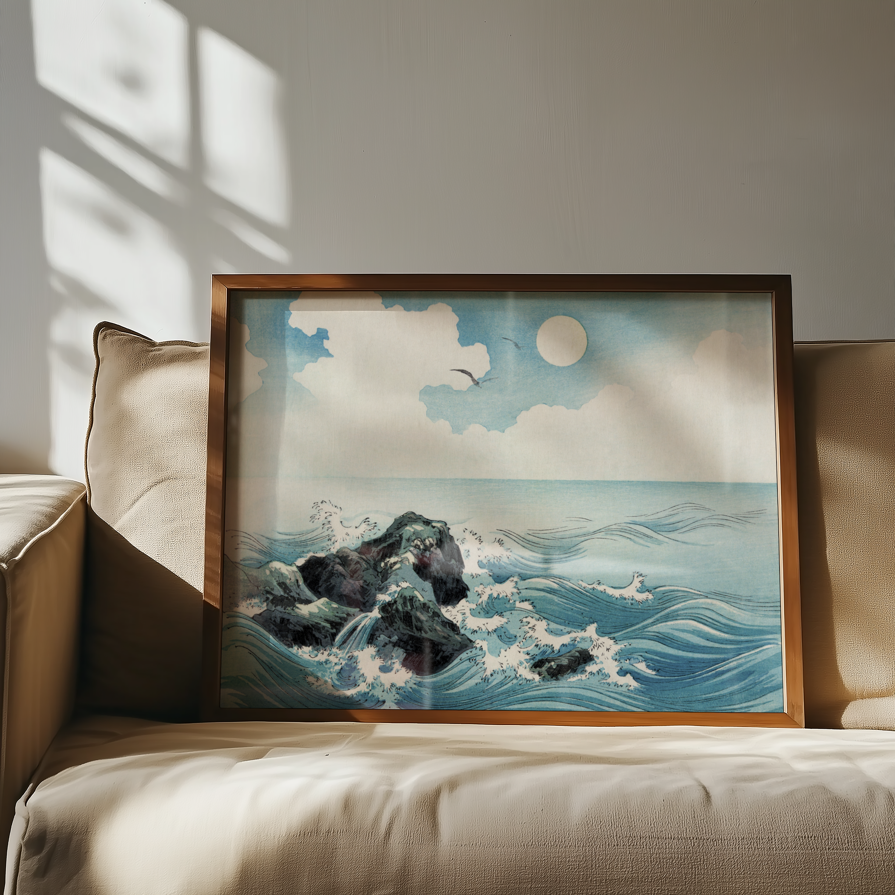 Uehara Konen - Ocean Waves at Kojima Island