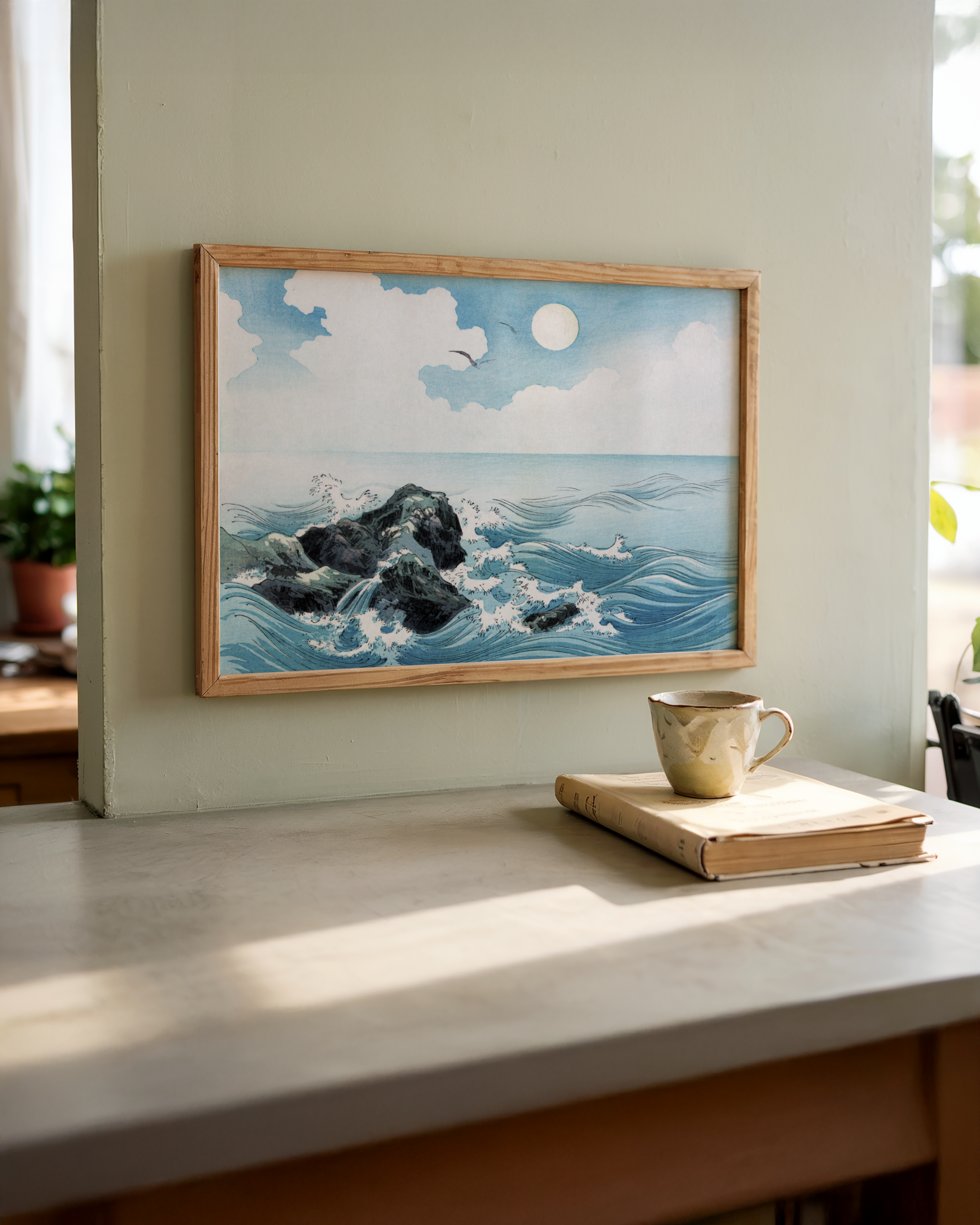 Uehara Konen - Ocean Waves at Kojima Island