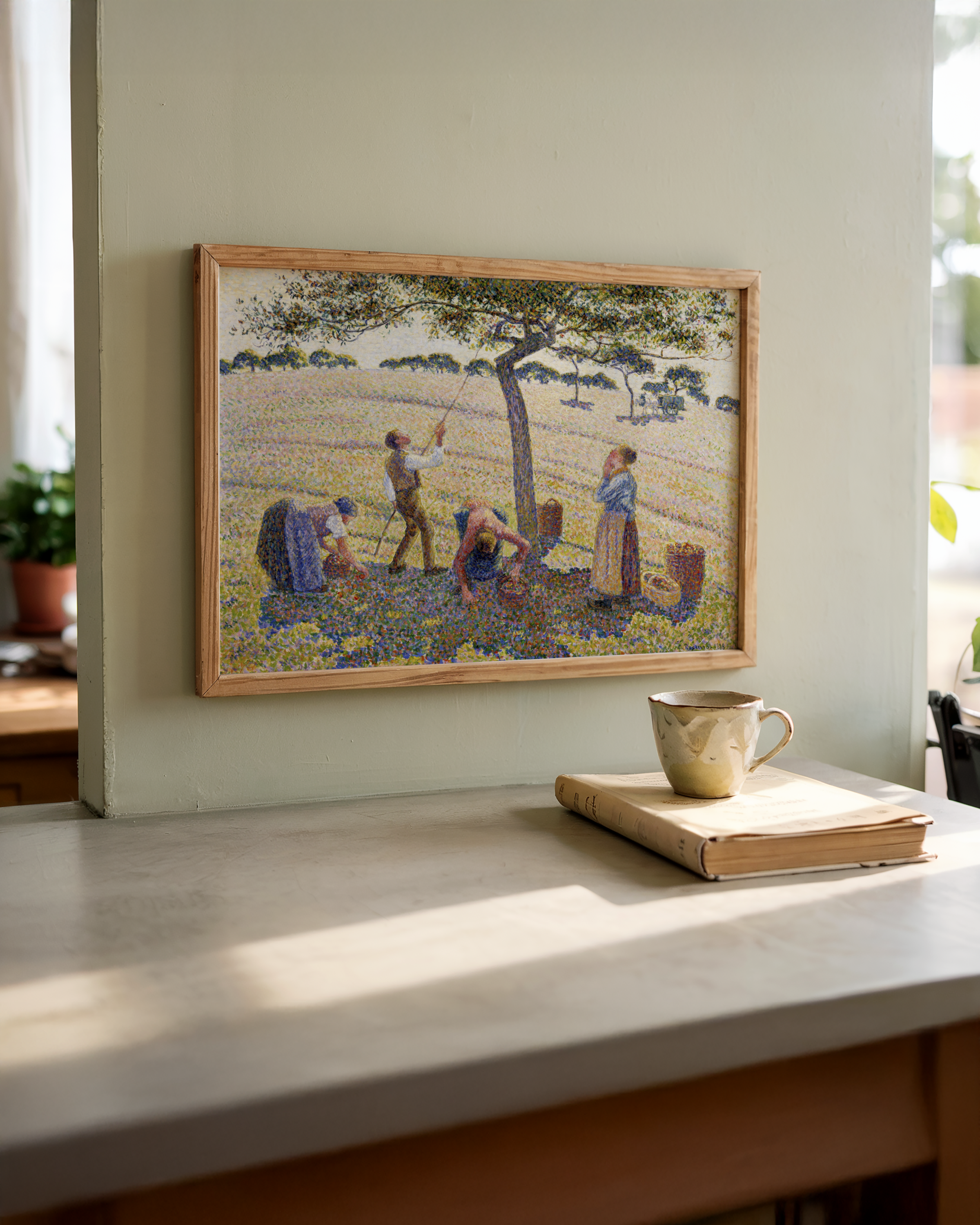 Camille Pissarro - Eplehøsting