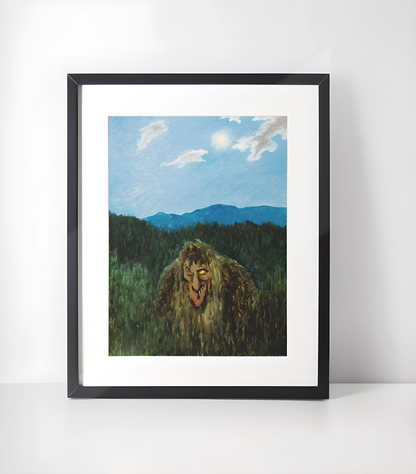 Theodor Kittelsen Samling - Kunsttrykk A3/A3 - Uten ramme #4 Skogtroll