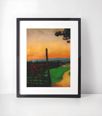 Harald Sohlberg 1869-1935 Kunstsamling - Kunsttrykk A3+/A3 - Uten ramme #3 Landevei 1912