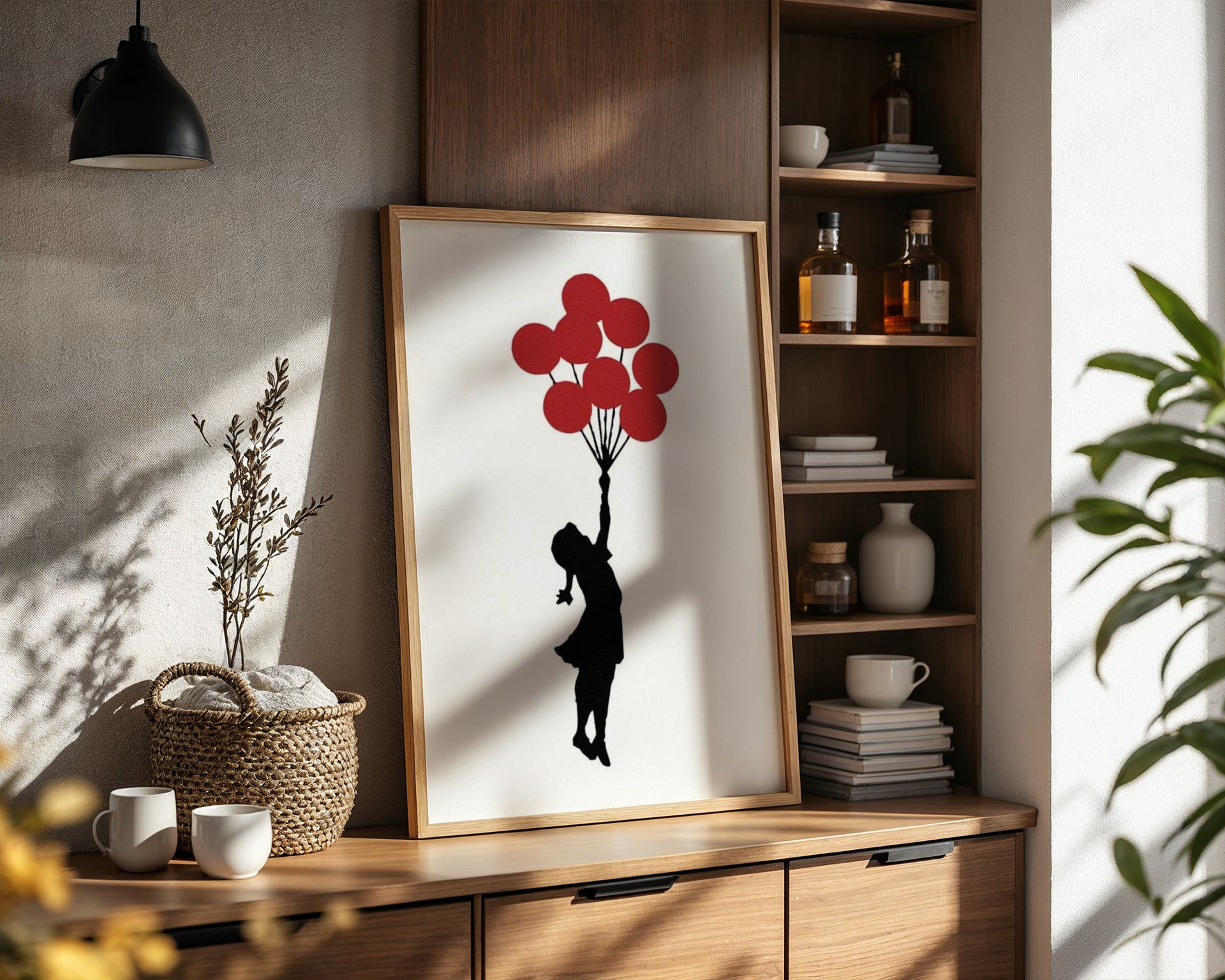 Banksy - Flying Balloon Girl