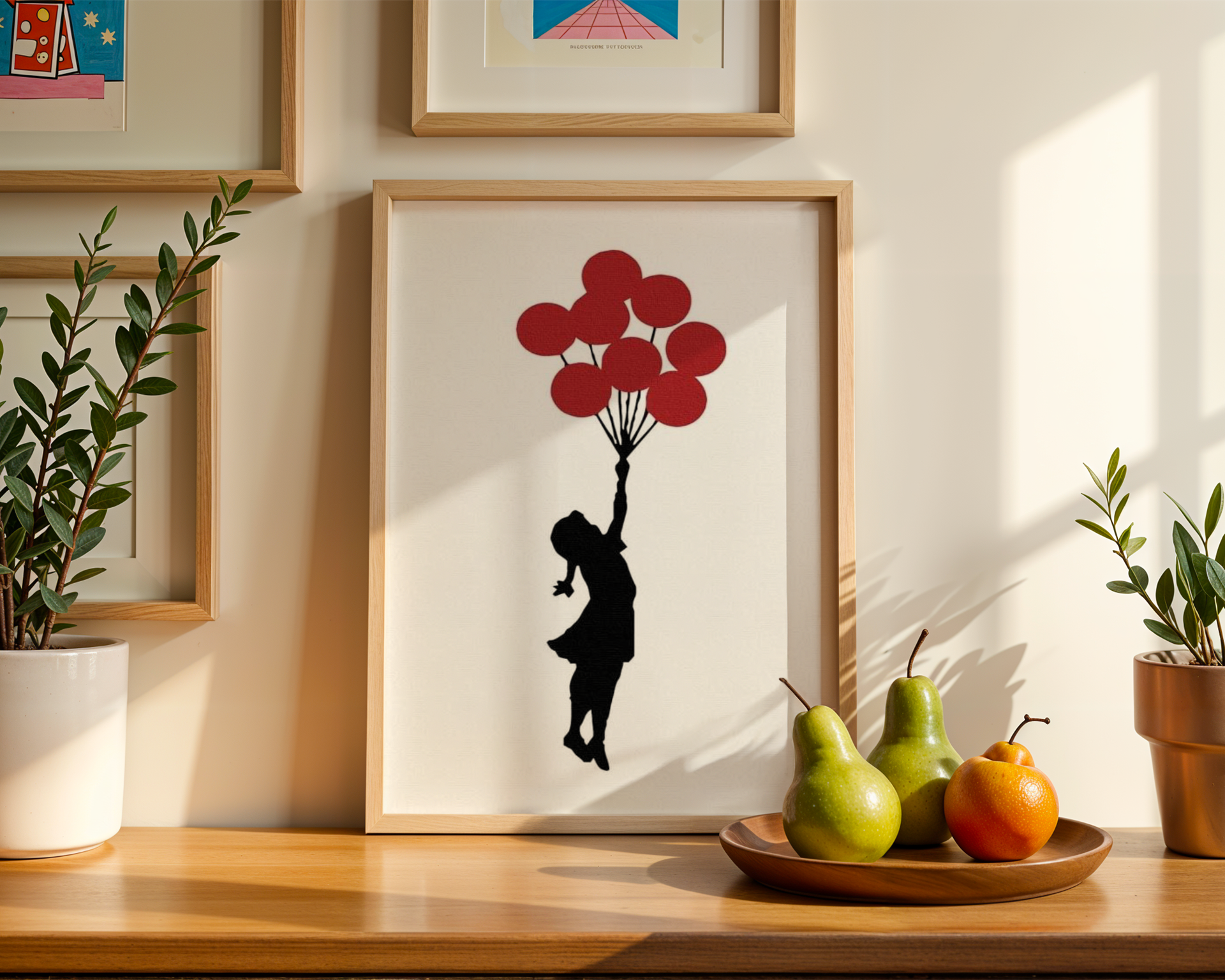 Banksy - Flying Balloon Girl