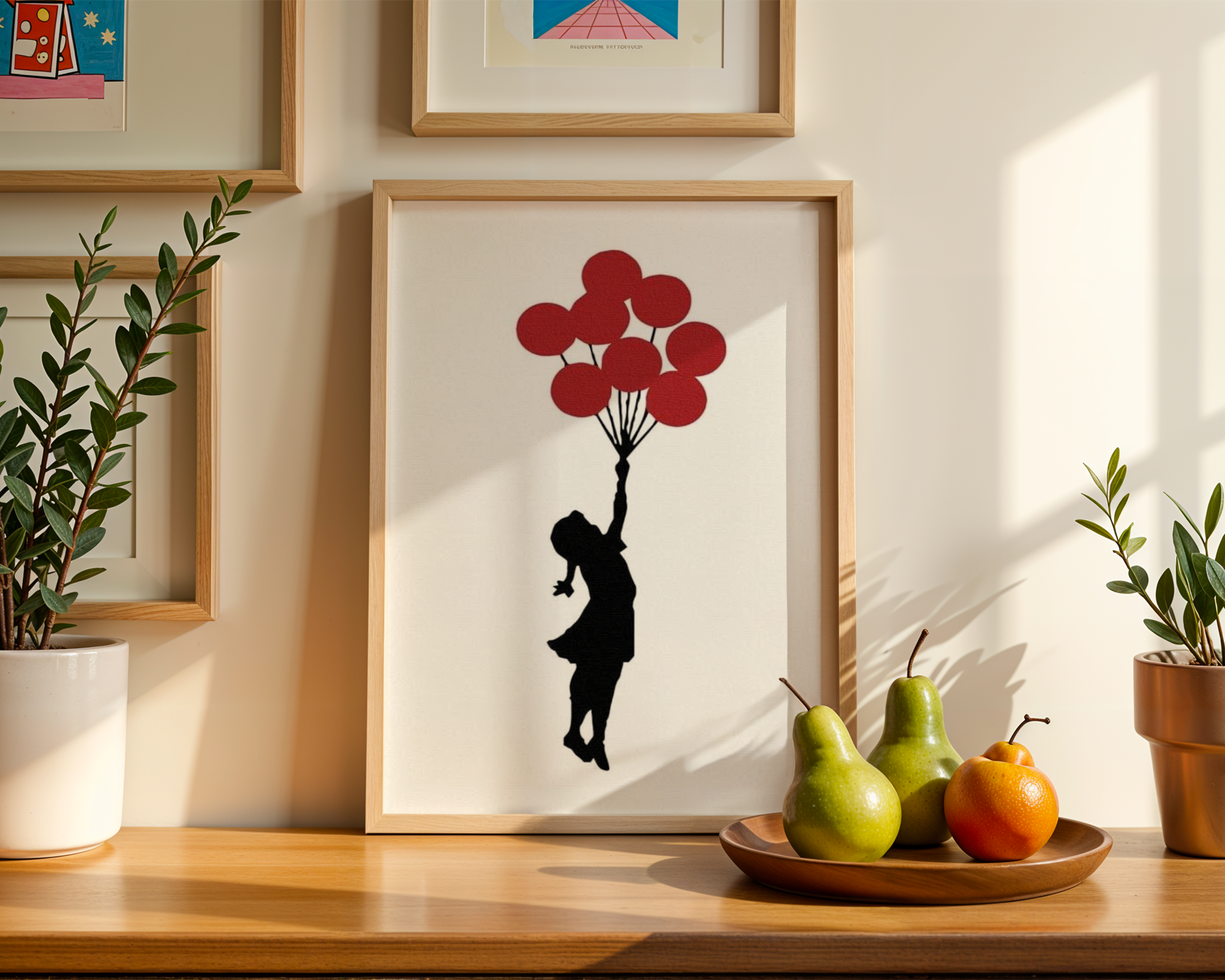 Banksy - Flying Balloon Girl