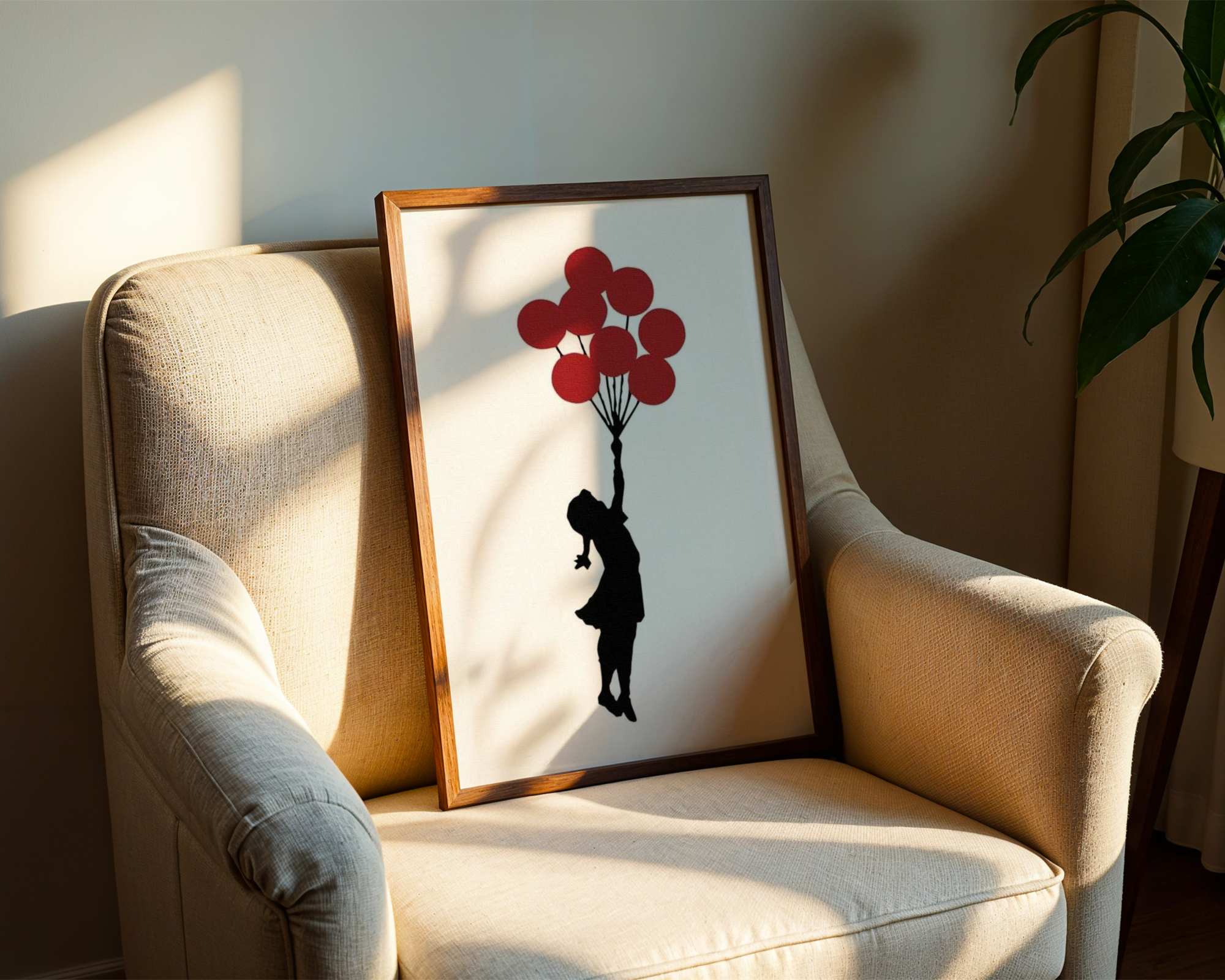 Banksy - Flying Balloon Girl