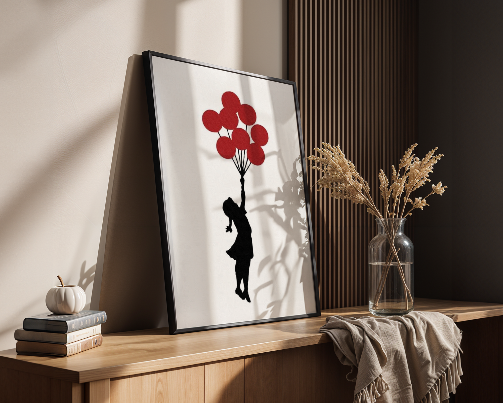 Banksy - Flying Balloon Girl