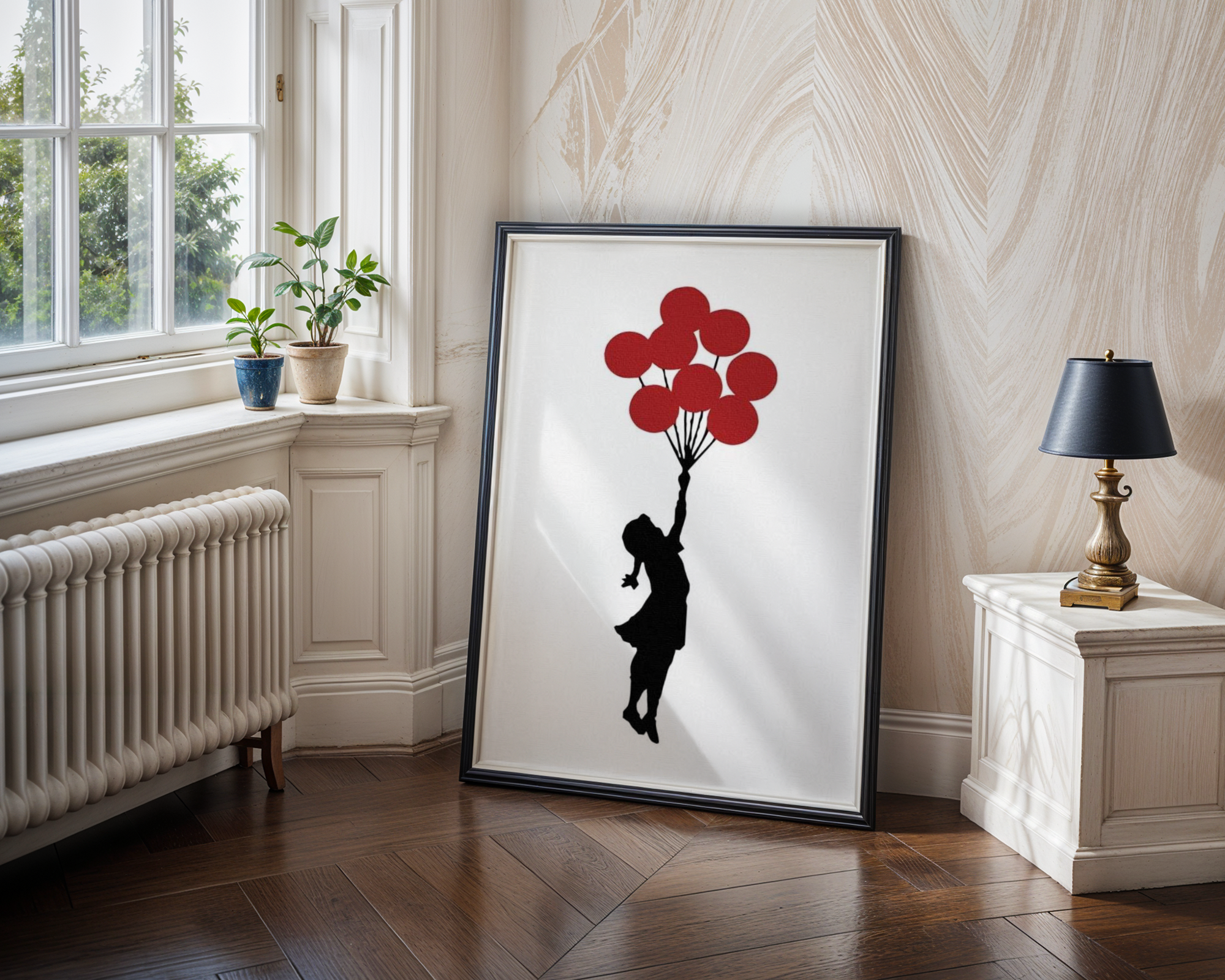 Banksy - Flying Balloon Girl