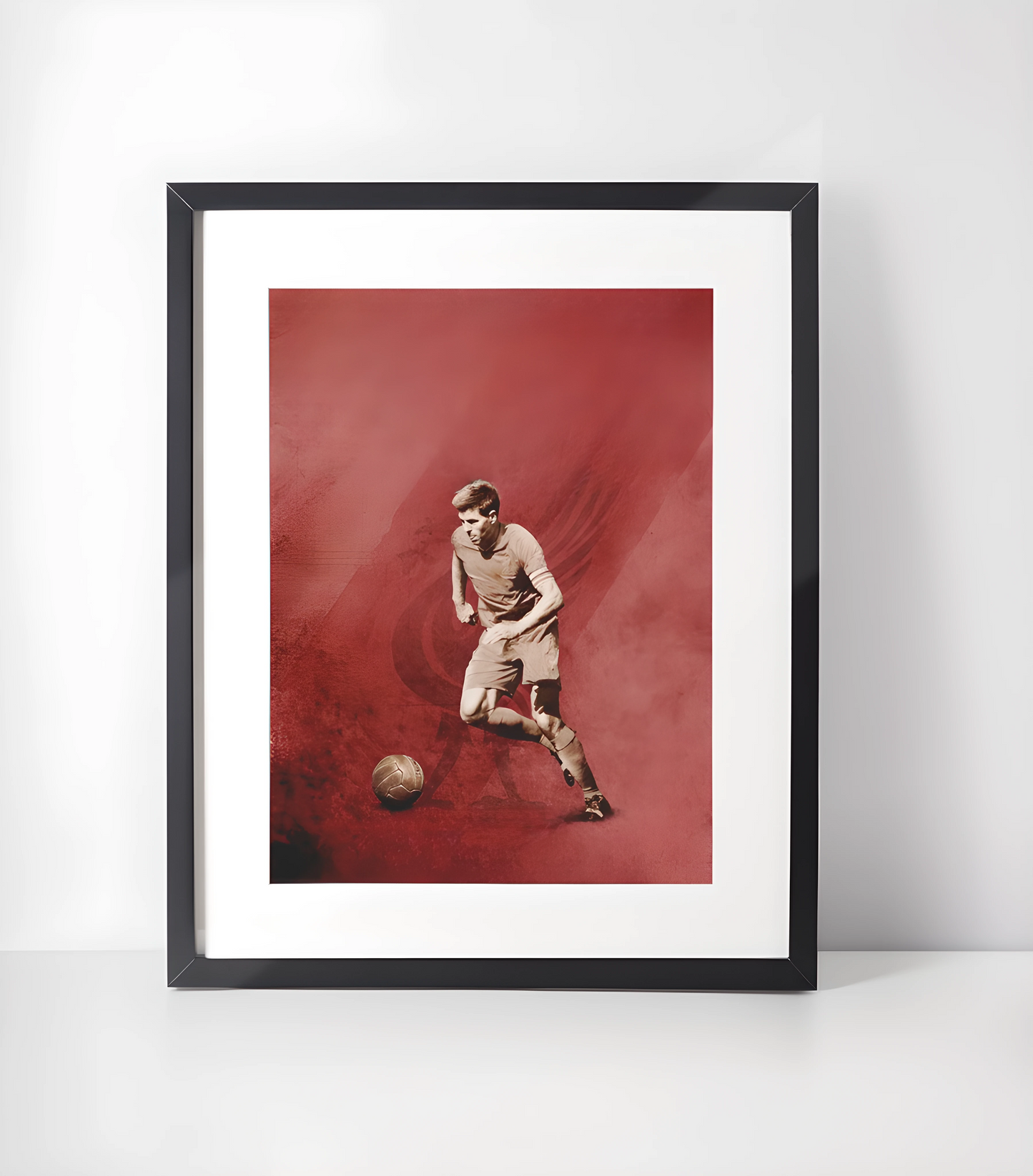 Liverpool Fotballkunst - Samling - Kunsttrykk A3+/A3 - Uten ramme #8 Steven Gerrard