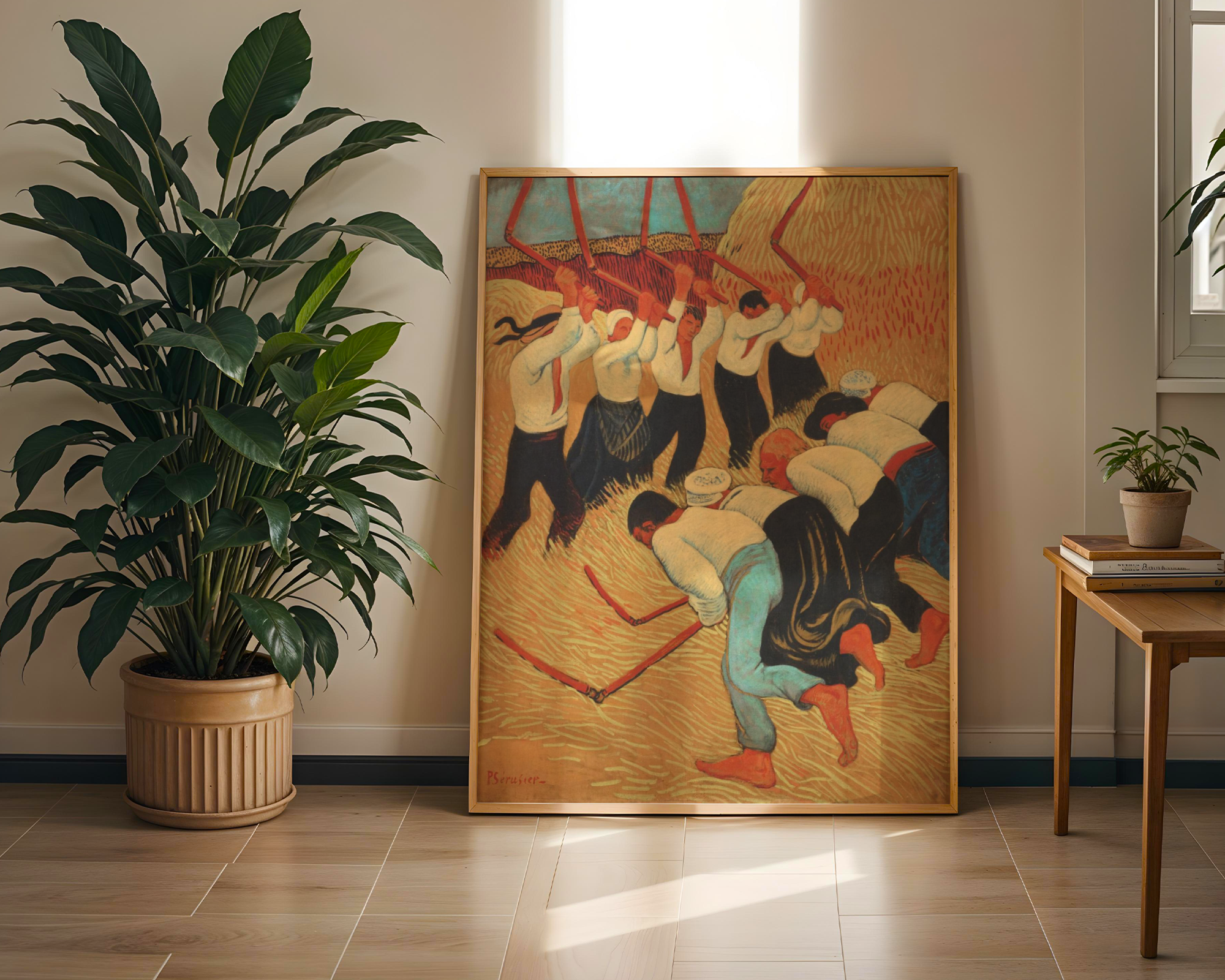 Paul Sérusier - Les Batteurs de blé (Treskerne)