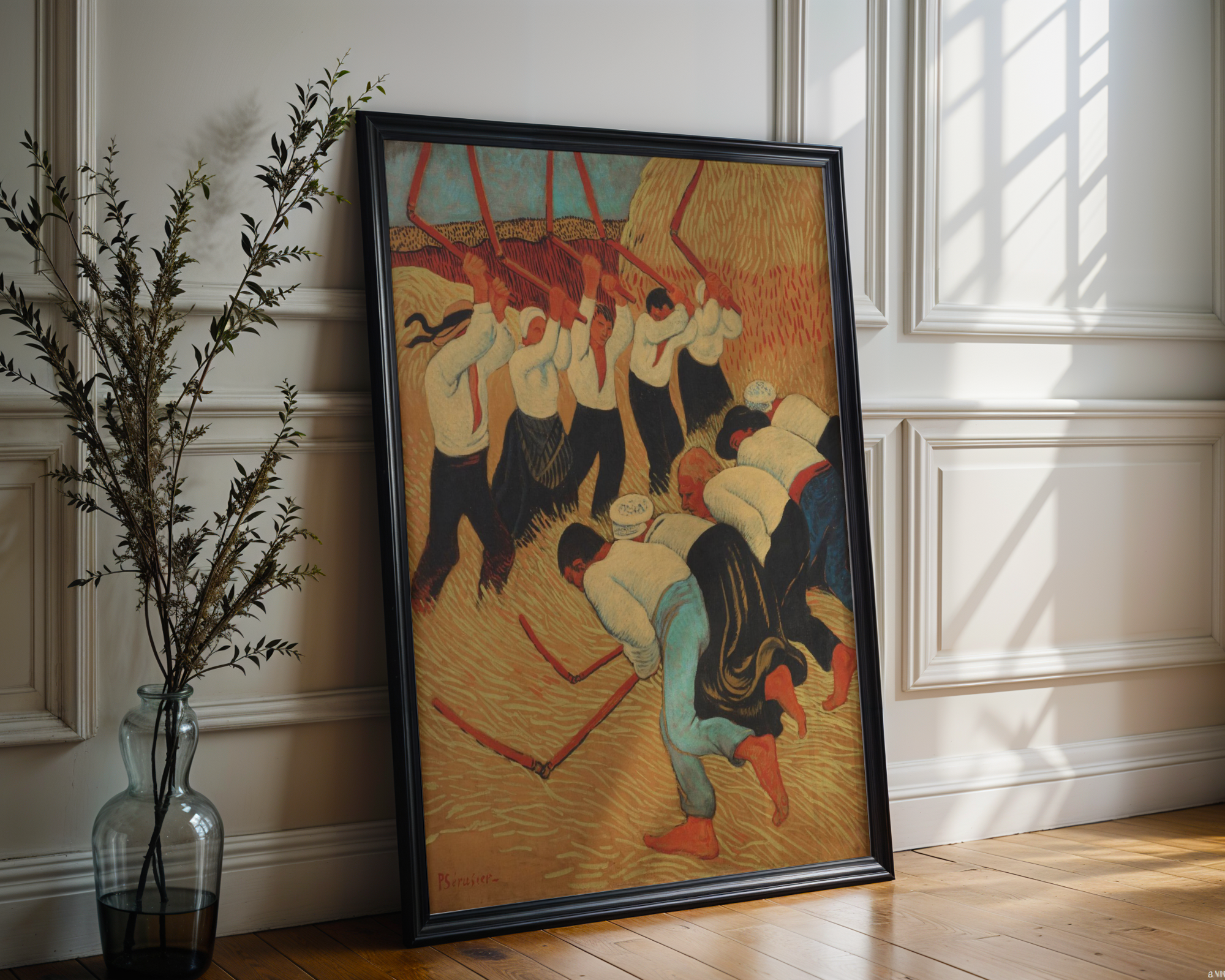 Paul Sérusier - Les Batteurs de blé (Treskerne)