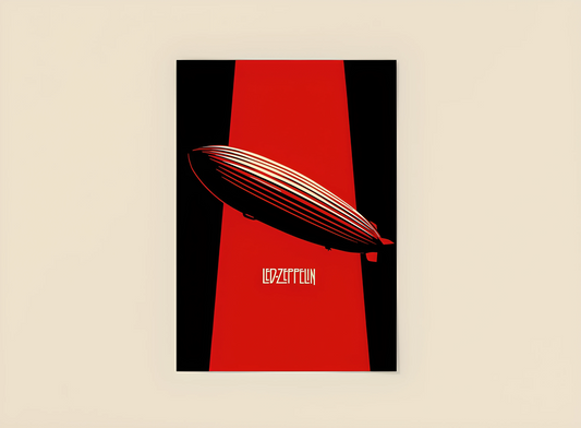 Led Zeppelin Kunst- Blanding Musikk - Kunsttrykk A3+/A3 - Uten ramme