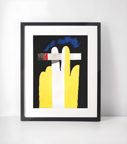 Cigar & Røyk Kunstsamling - Kunsttrykk A3+/A3 - Uten ramme