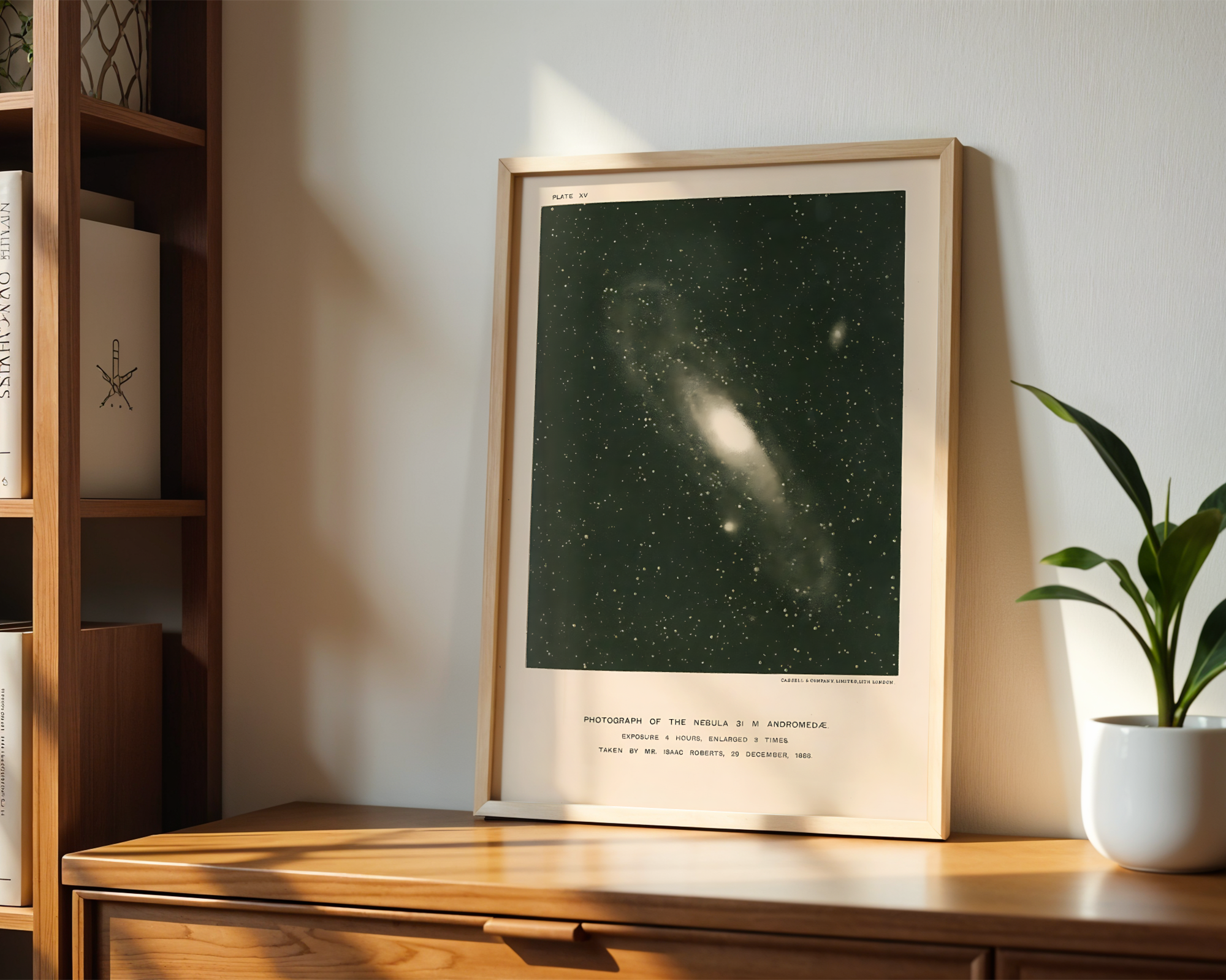 Isaac Roberts - Andromeda-tåken (1888)