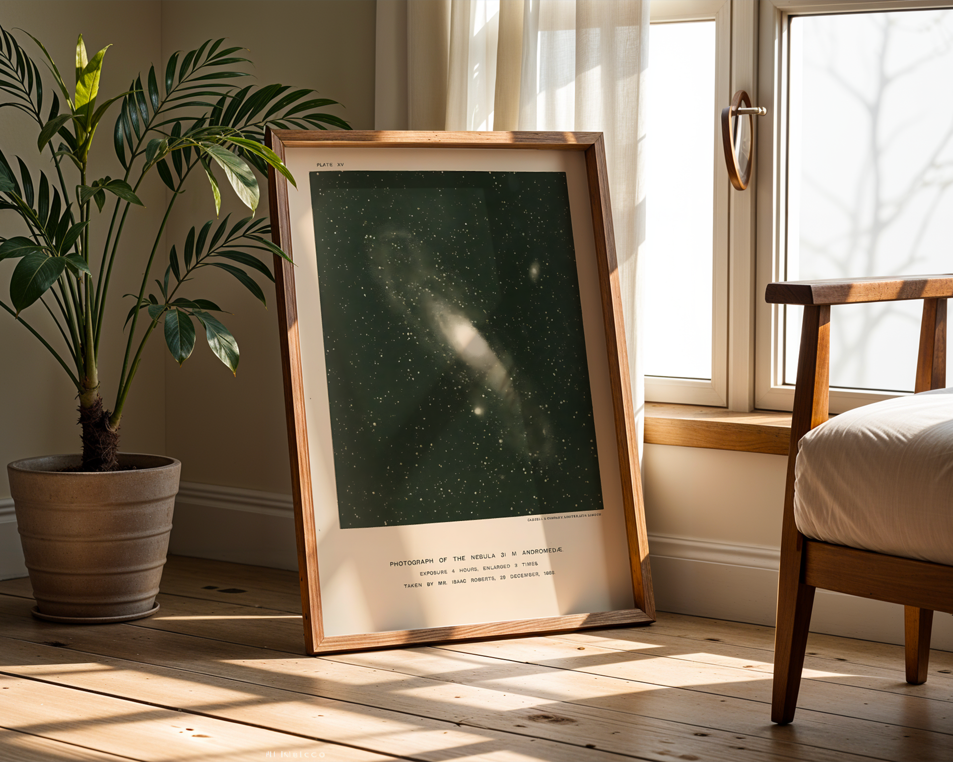 Isaac Roberts - Andromeda-tåken (1888)