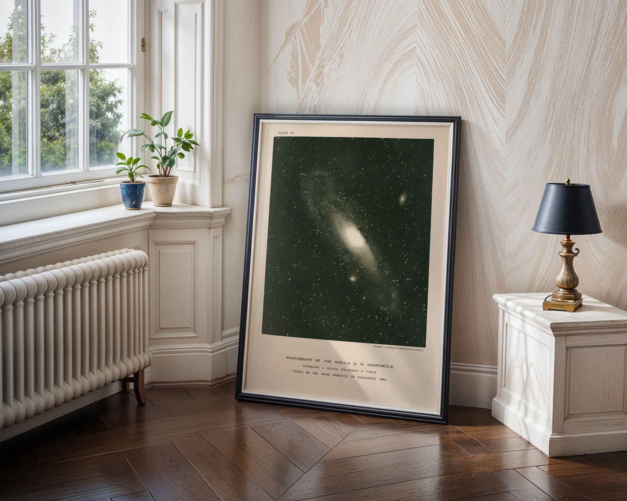 Isaac Roberts - Andromeda-tåken (1888)