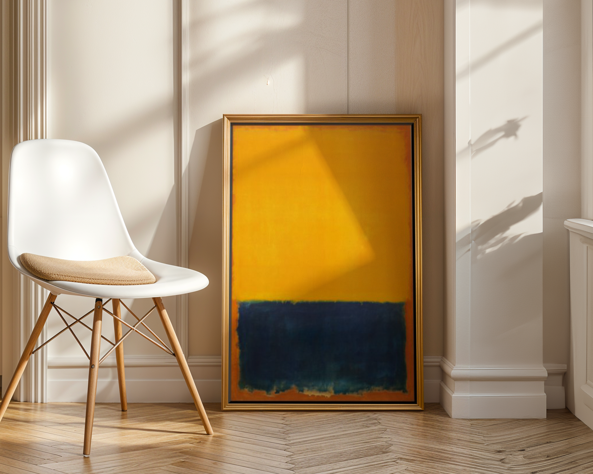Mark Rothko - Yellow, Blue on Orange