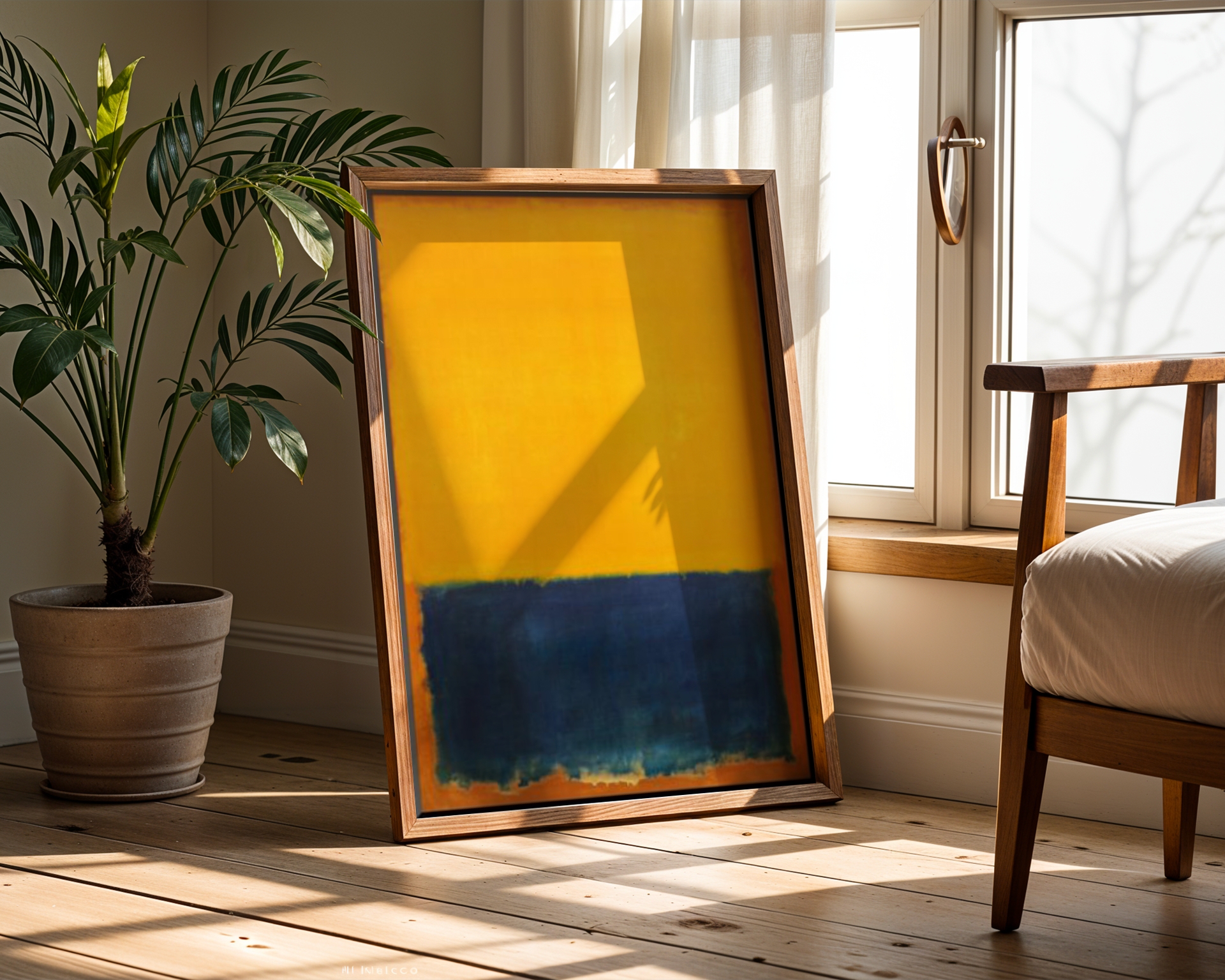 Mark Rothko - Yellow, Blue on Orange