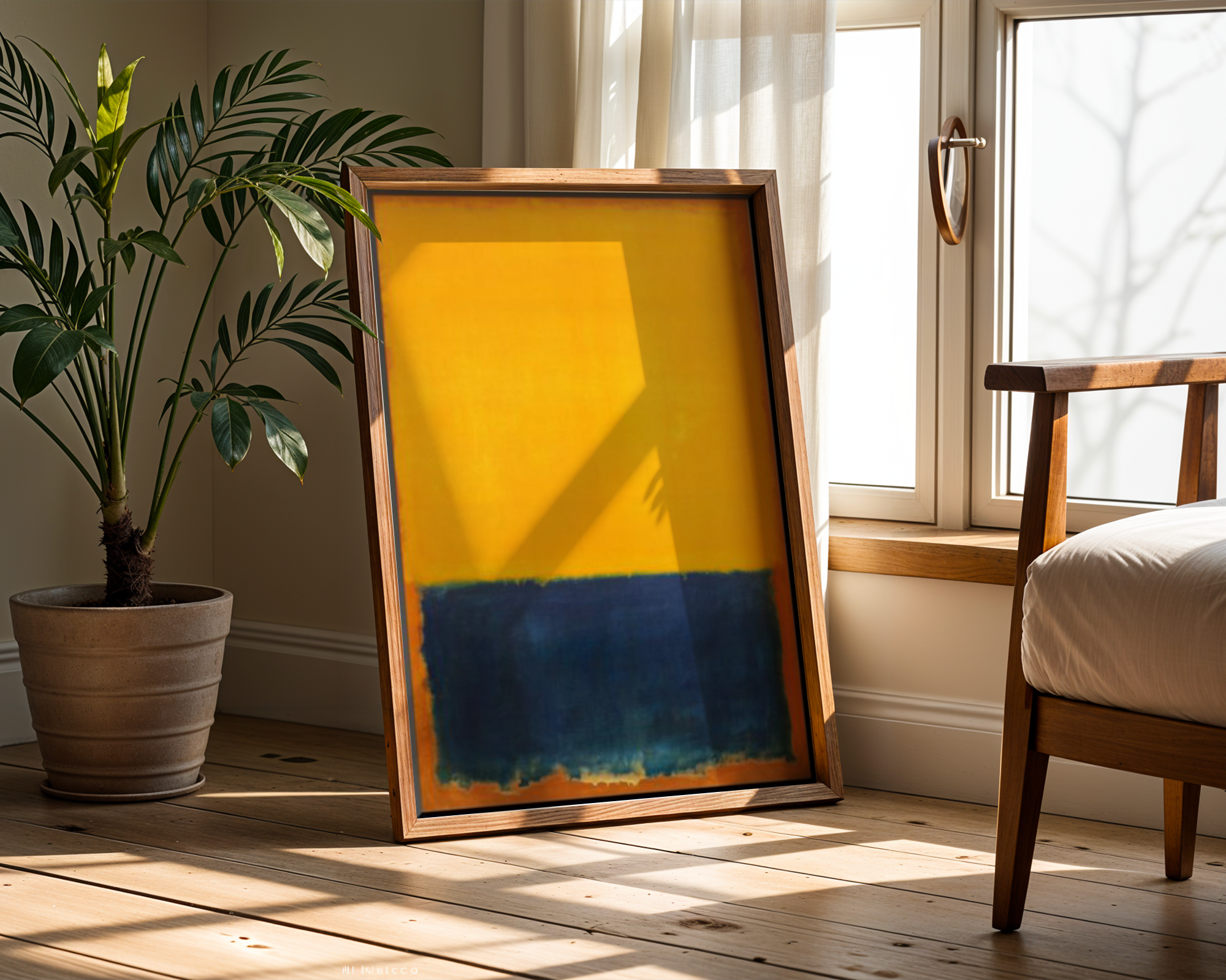 Mark Rothko - Yellow, Blue on Orange