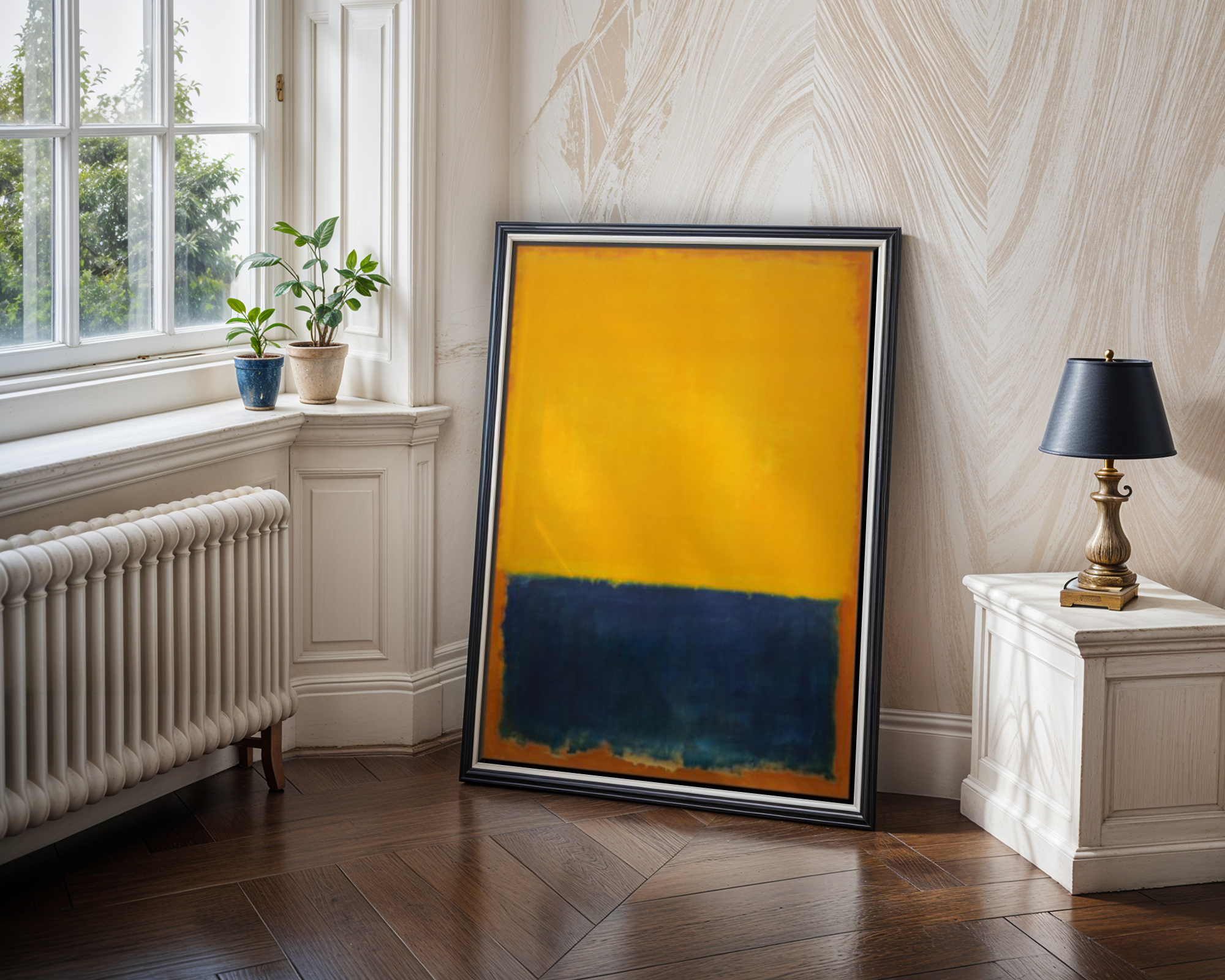 Mark Rothko - Yellow, Blue on Orange