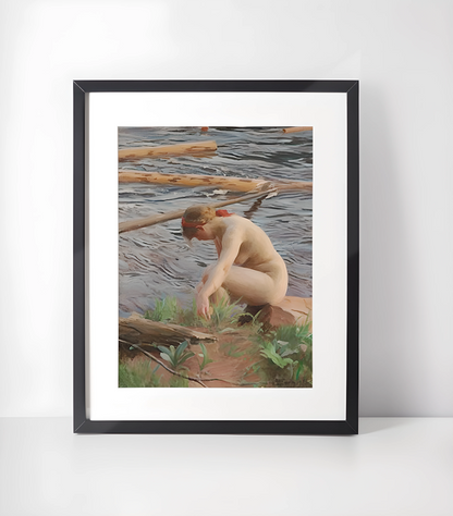 Anders Zorn Nakne Malerier Kunstsamling - Kunsttrykk A3+/A3 - Uten ramme