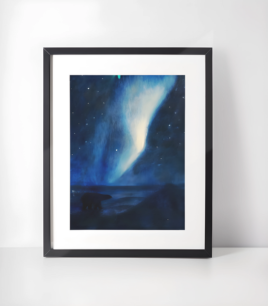 Fridtjof Nansen Kunstsamling - Kunsttrykk A3+/A3 - Uten ramme #3 Himmel Kunst - F.Nansen