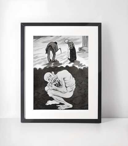 T.Kittelsen Troll - Samling - Kunsttrykk A3+/A3 - Uten ramme
