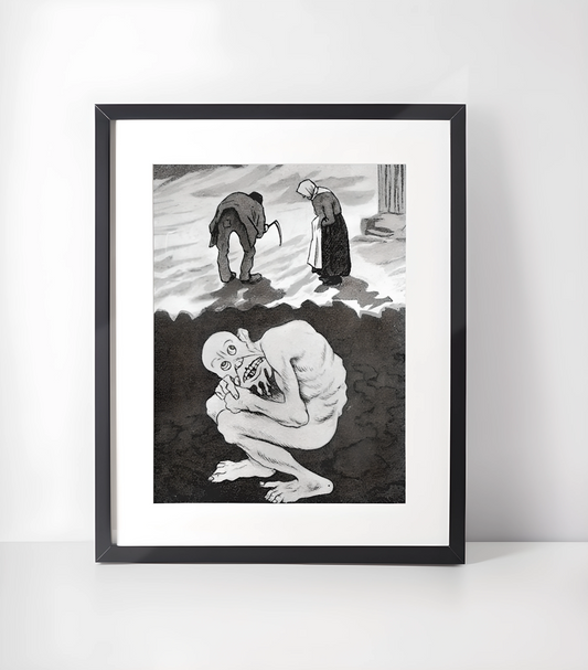 T.Kittelsen Troll - Samling - Kunsttrykk A3+/A3 - Uten ramme