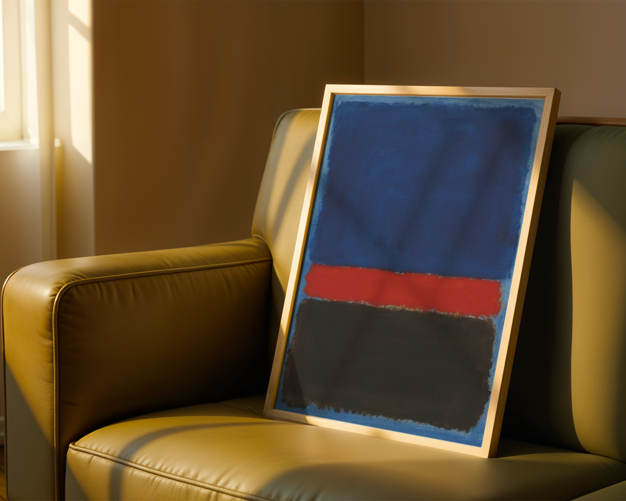 Mark Rothko - Blue, Red and Black