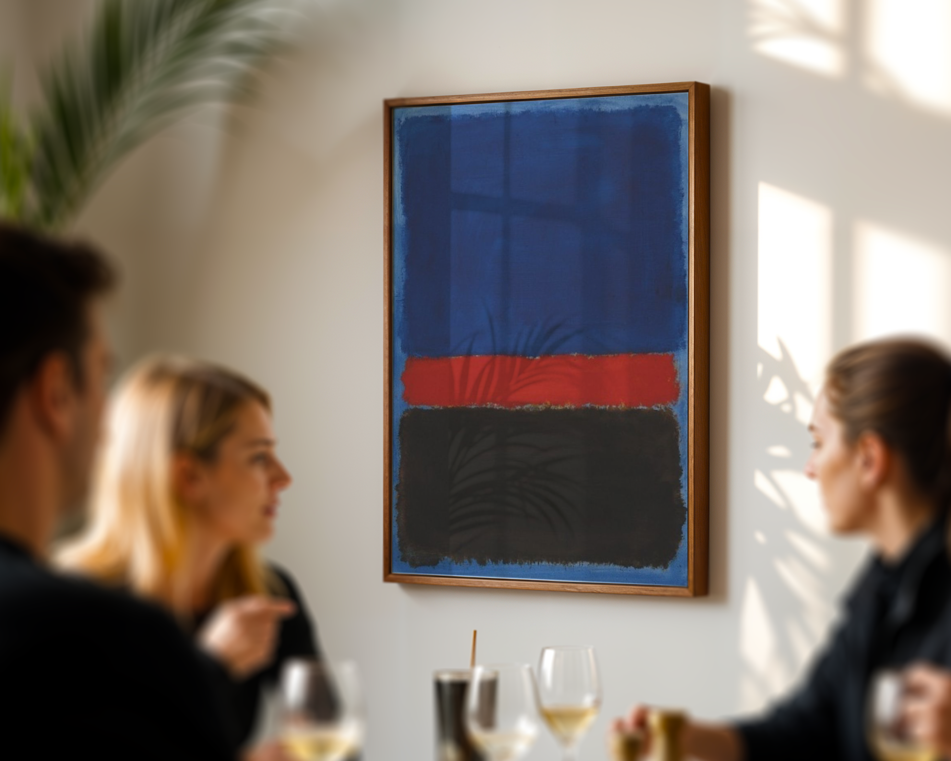 Mark Rothko - Blue, Red and Black