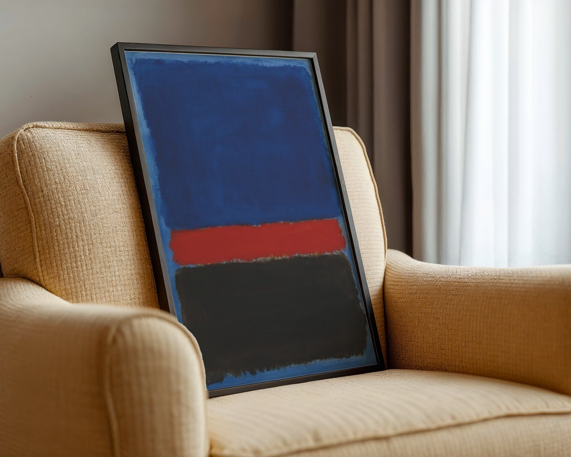 Mark Rothko - Blue, Red and Black