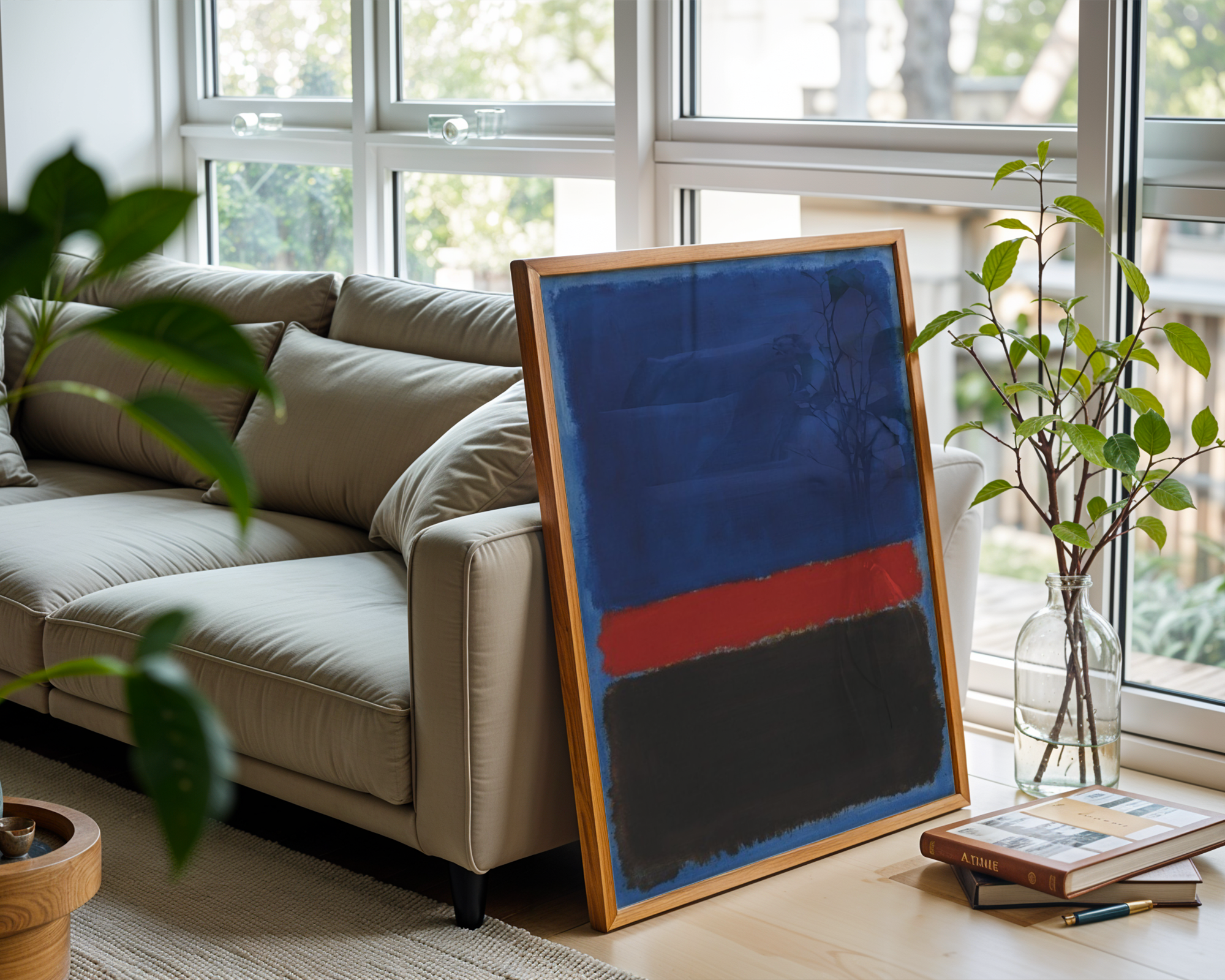 Mark Rothko - Blue, Red and Black
