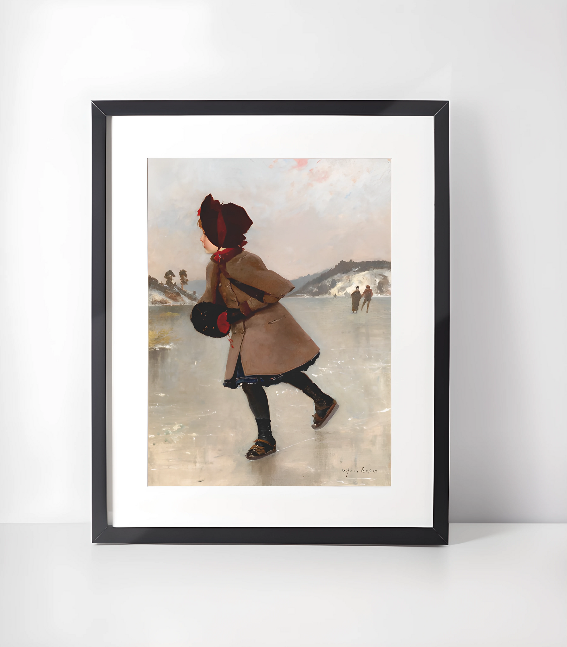 Axel Ender (1853-1920) Kunstsamling - Kunsttrykk A3+/A3 - Uten ramme