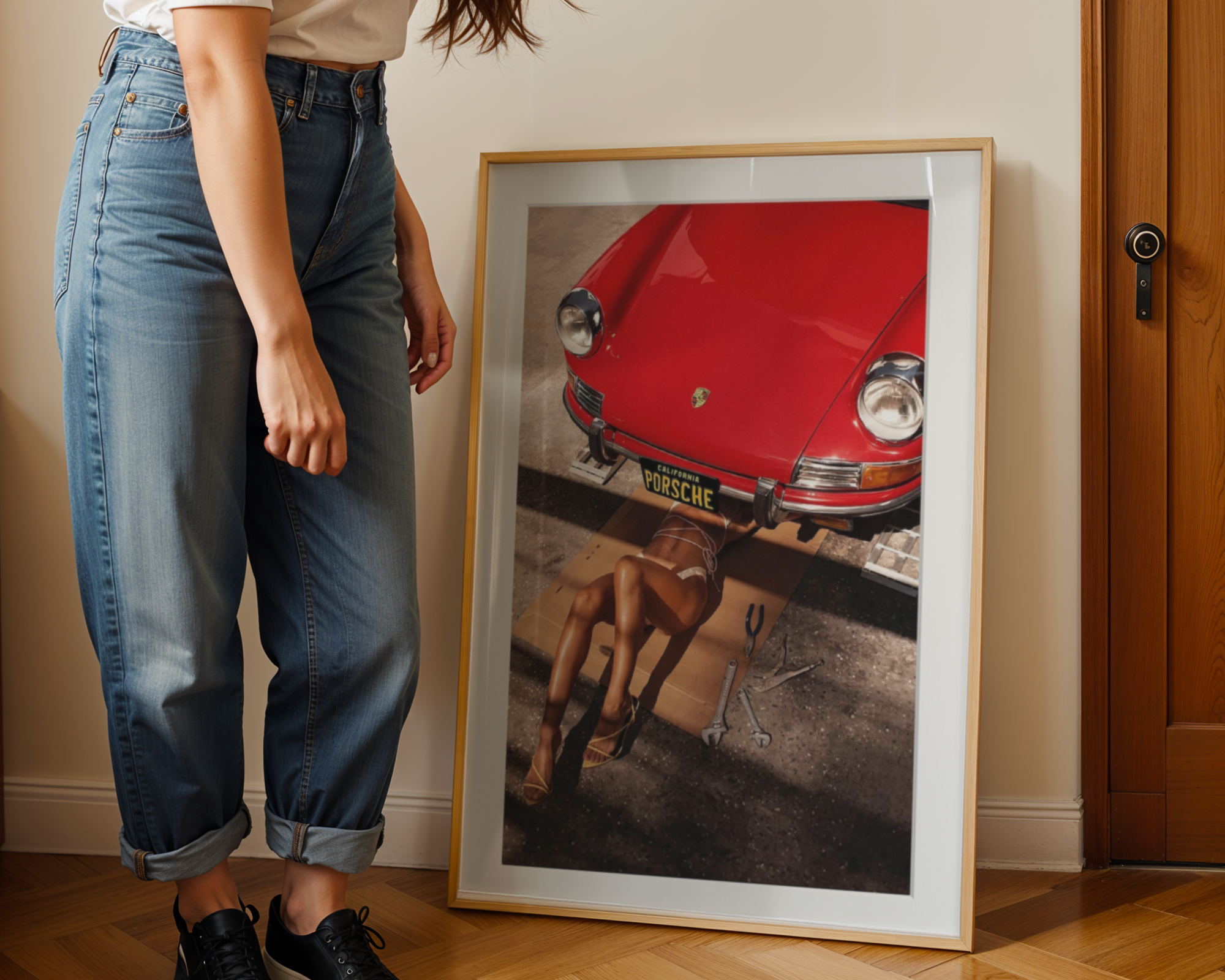 Repair Girl Porsche