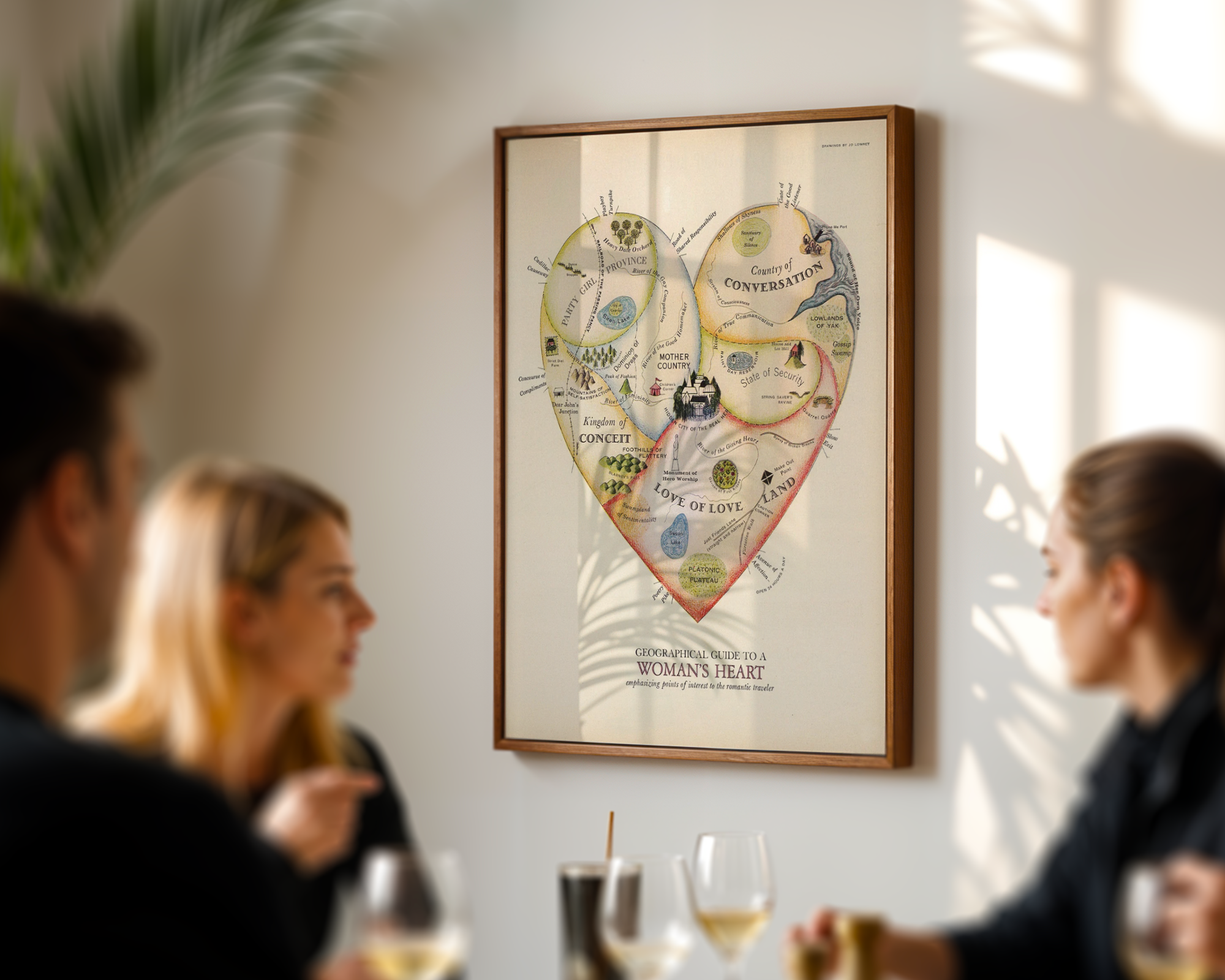 Geographical Guide to a Woman's Heart