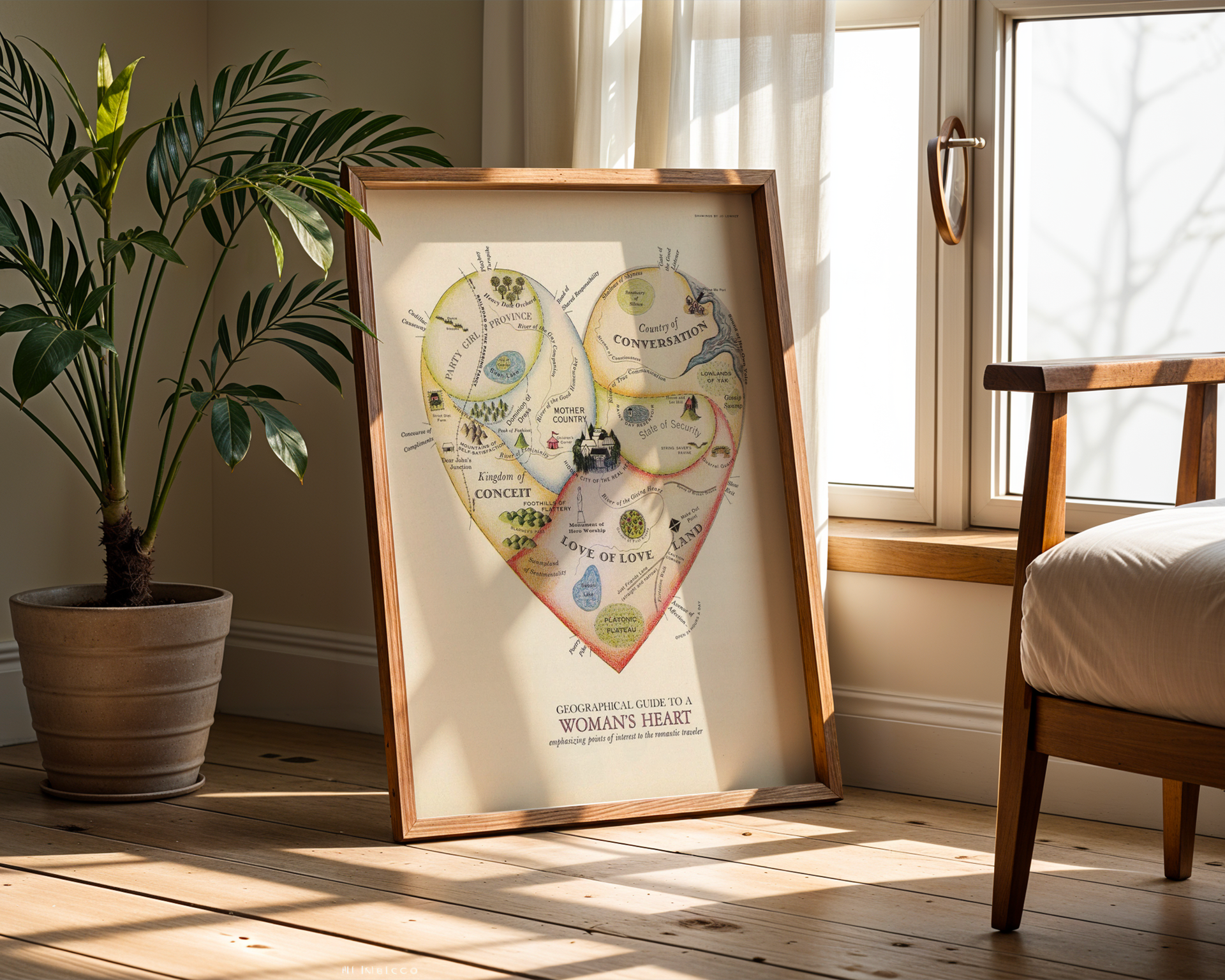 Geographical Guide to a Woman's Heart