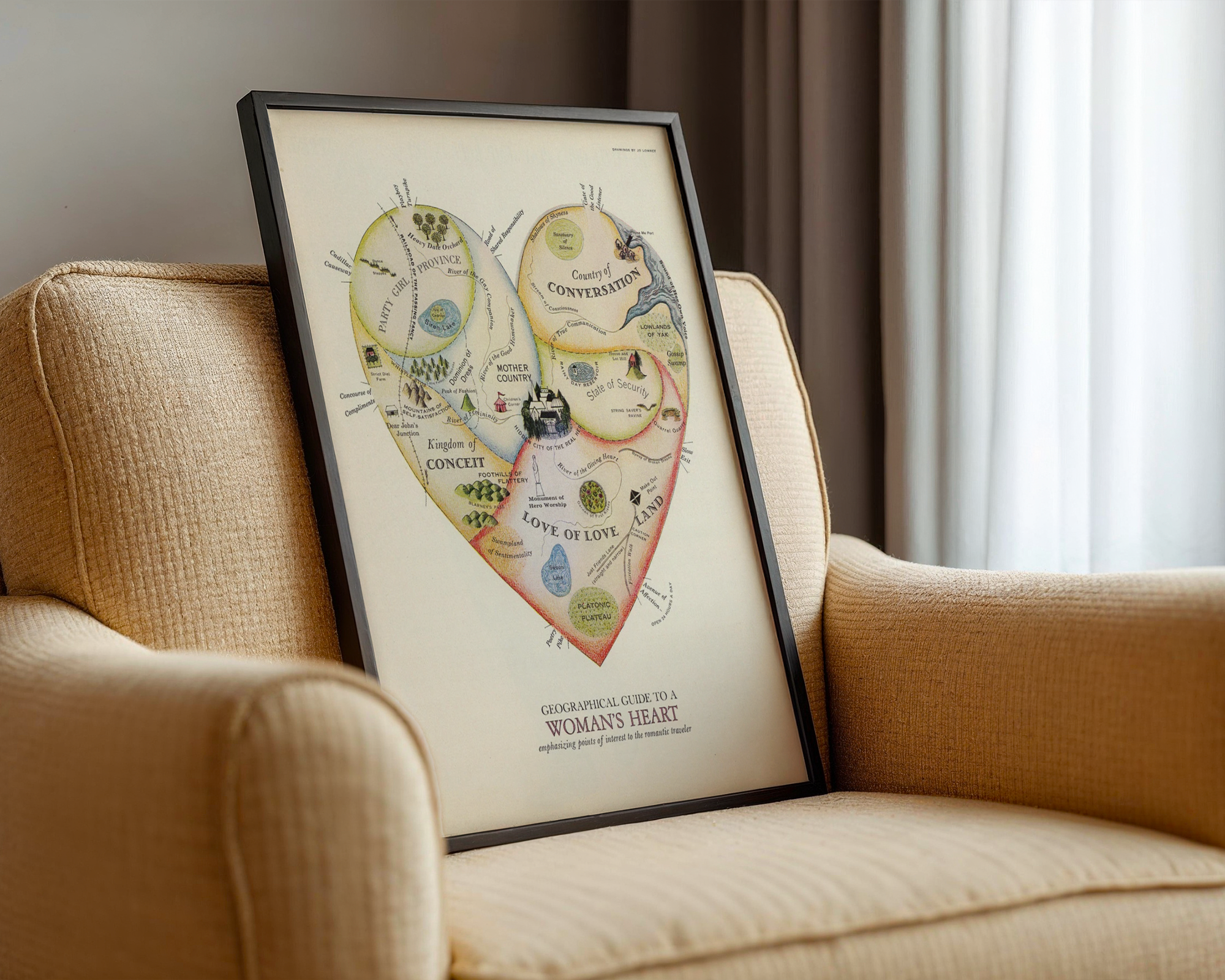 Geographical Guide to a Woman's Heart