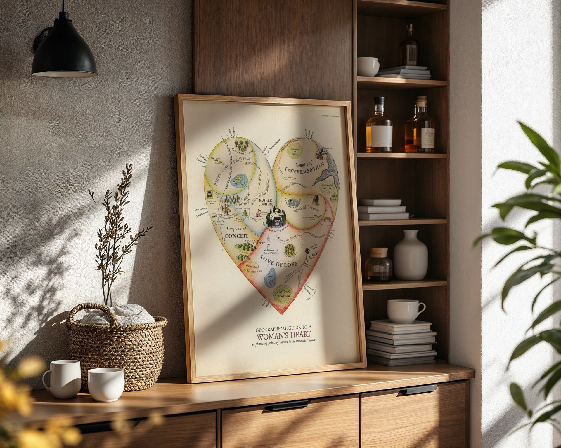 Geographical Guide to a Woman's Heart