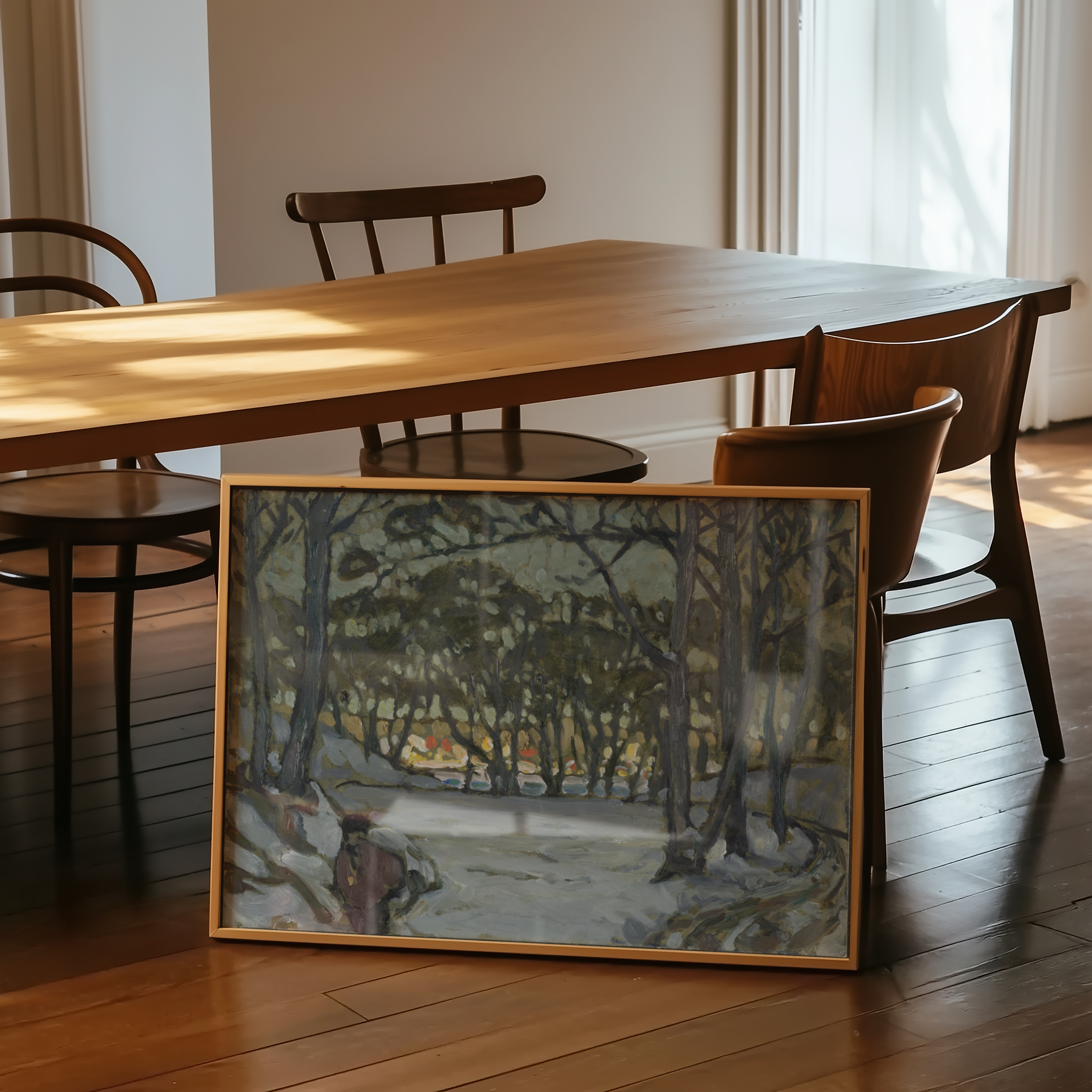 Anna Boberg - Winter Study from Djurgården, Stockholm