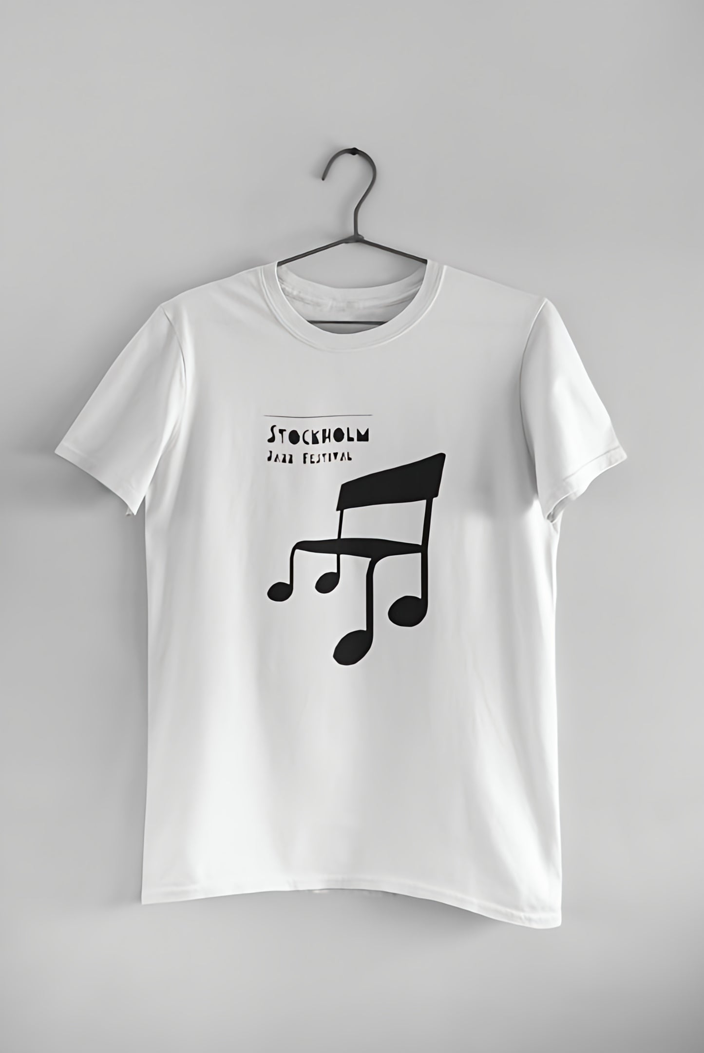 Stockholm Jazz & Woodstock Kunst T-Skjorte (Limited Edition)