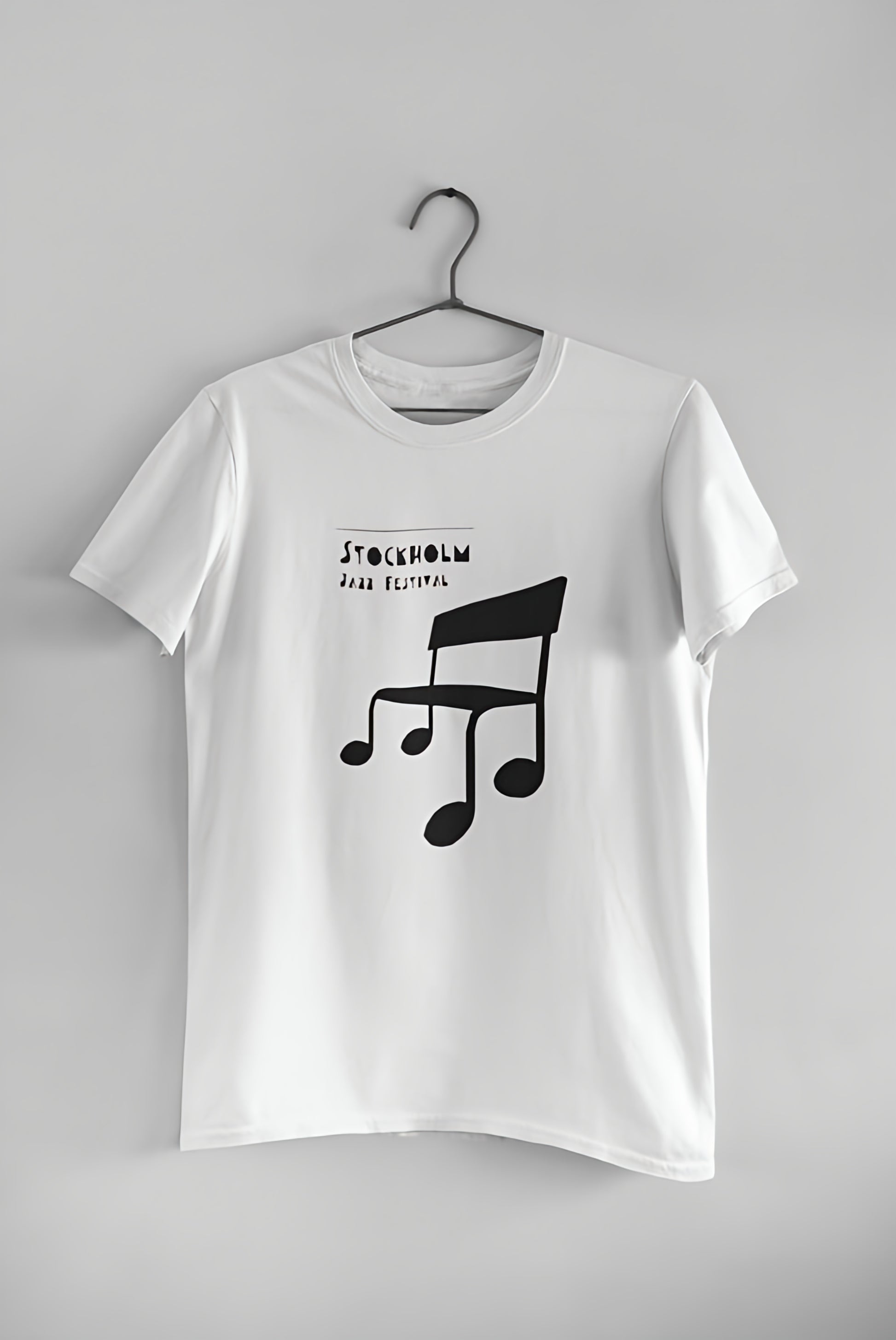 Stockholm Jazz & Woodstock Kunst T-Skjorte (Limited Edition)