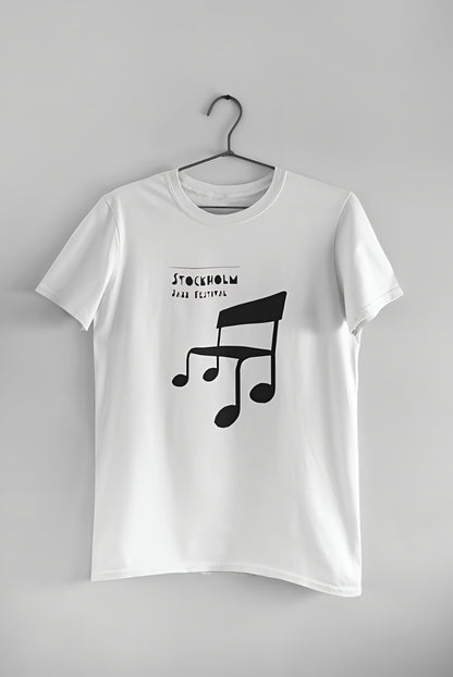 Stockholm Jazz & Woodstock Kunst T-Skjorte (Limited Edition)