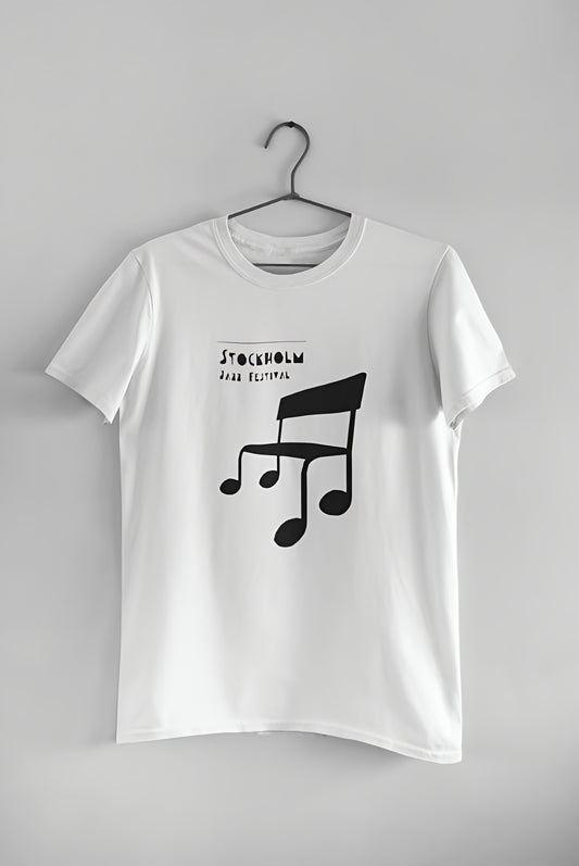 Stockholm Jazz & Woodstock Kunst T-Skjorte (Limited Edition)