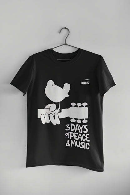 Stockholm Jazz & Woodstock Kunst T-Skjorte (Limited Edition)