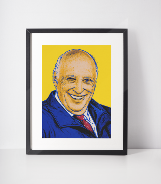 Kong Harald Glis Kunstsamling - Kunsttrykk A3+/A3 - Uten ramme
