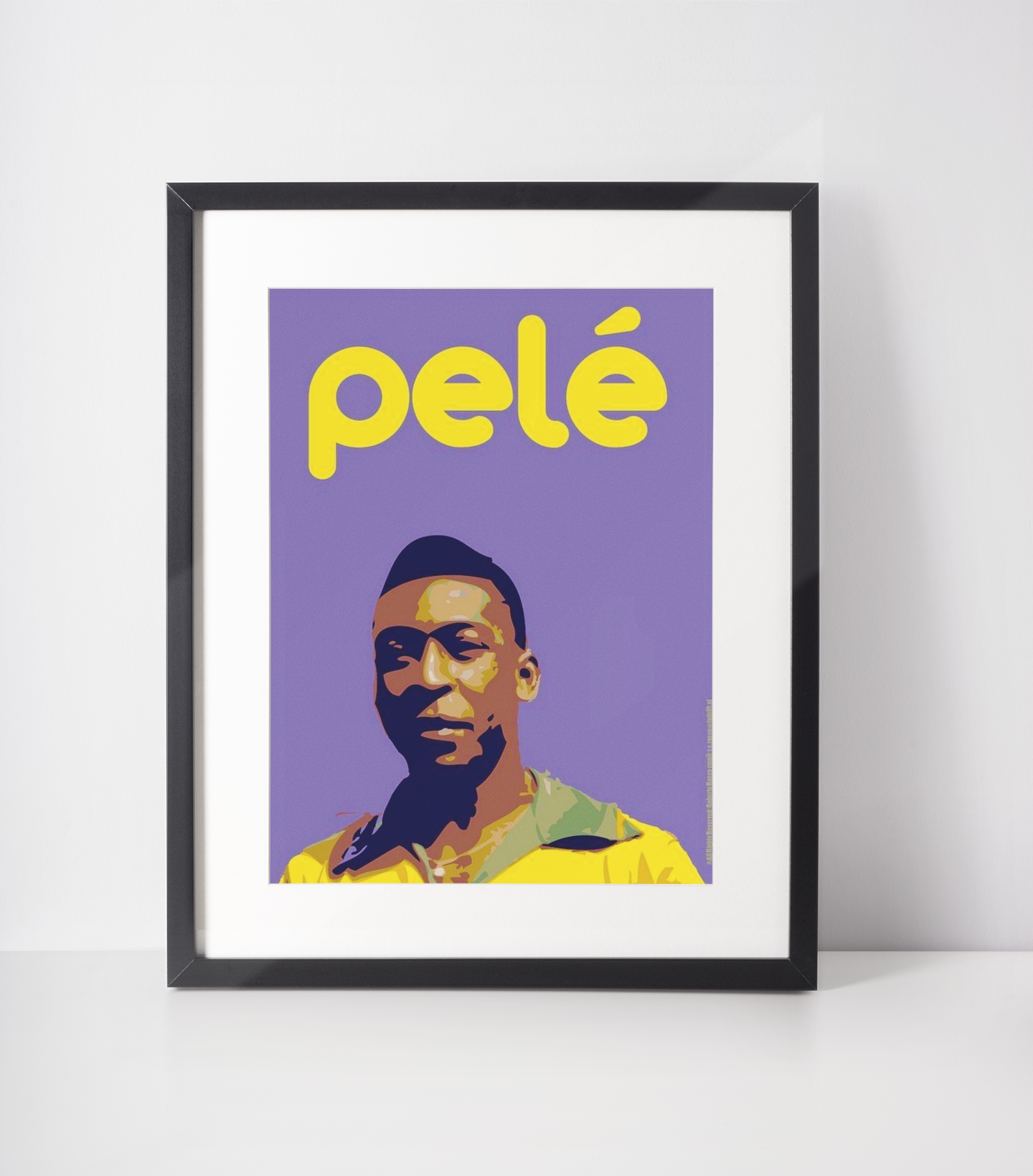 Diego Maradona Kunst - Samling - Kunsttrykk A3+/A3 - Uten ramme #2 Pelè